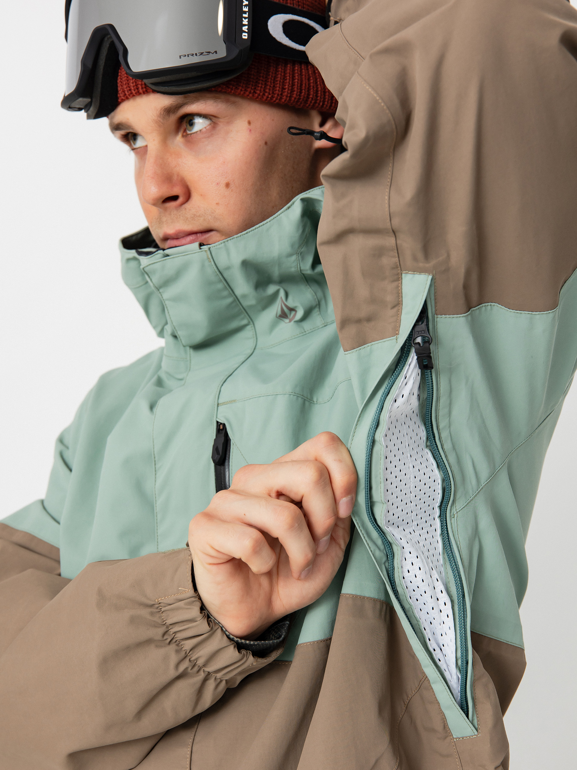 Pentru bărbați Geacă de snowboard Volcom L Gore Tex (agave)