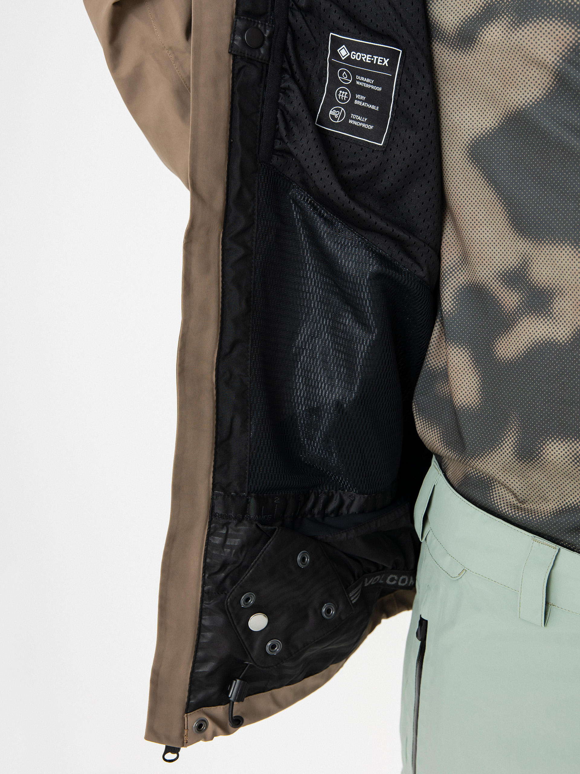 Pentru bărbați Geacă de snowboard Volcom L Gore Tex (agave)