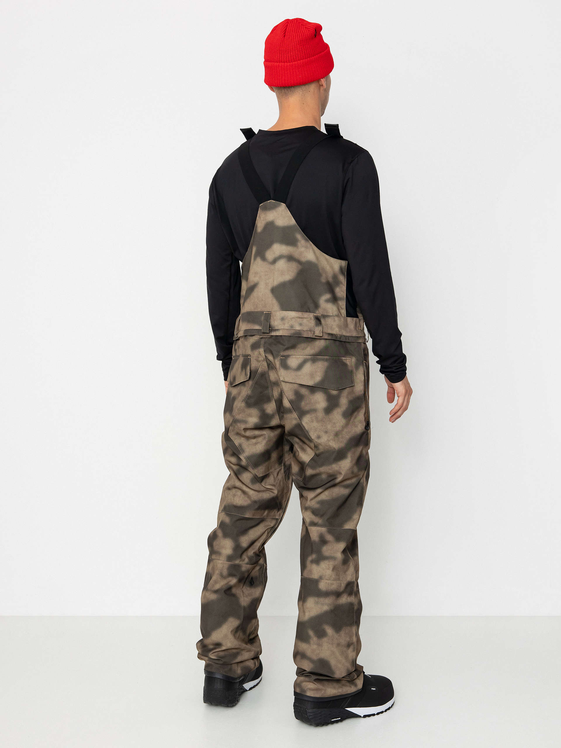 Pentru bărbați Pantaloni pentru snowboard Volcom Roan Bib Overall (camouflage)