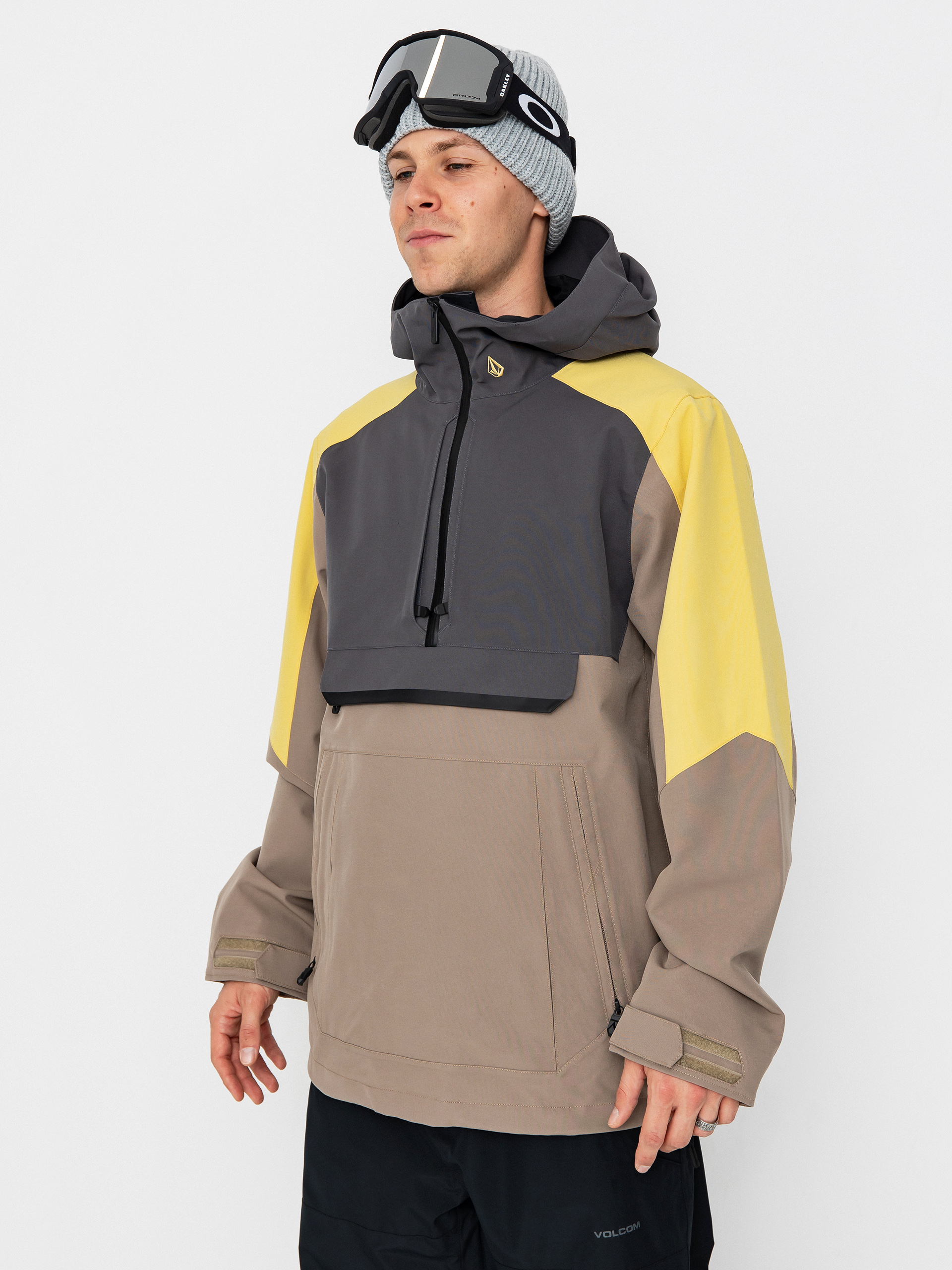 Pentru bărbați Geacă de snowboard Volcom Brighton Pullover (chestnut brown)