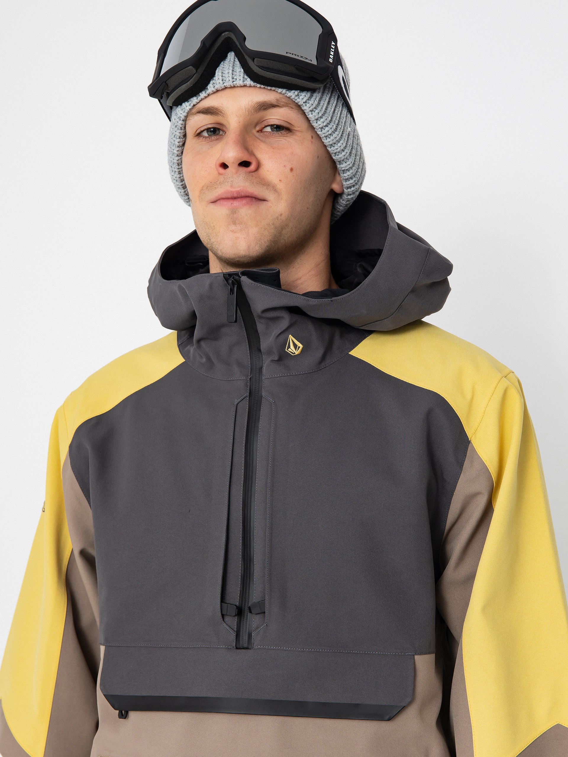 Pentru bărbați Geacă de snowboard Volcom Brighton Pullover (chestnut brown)