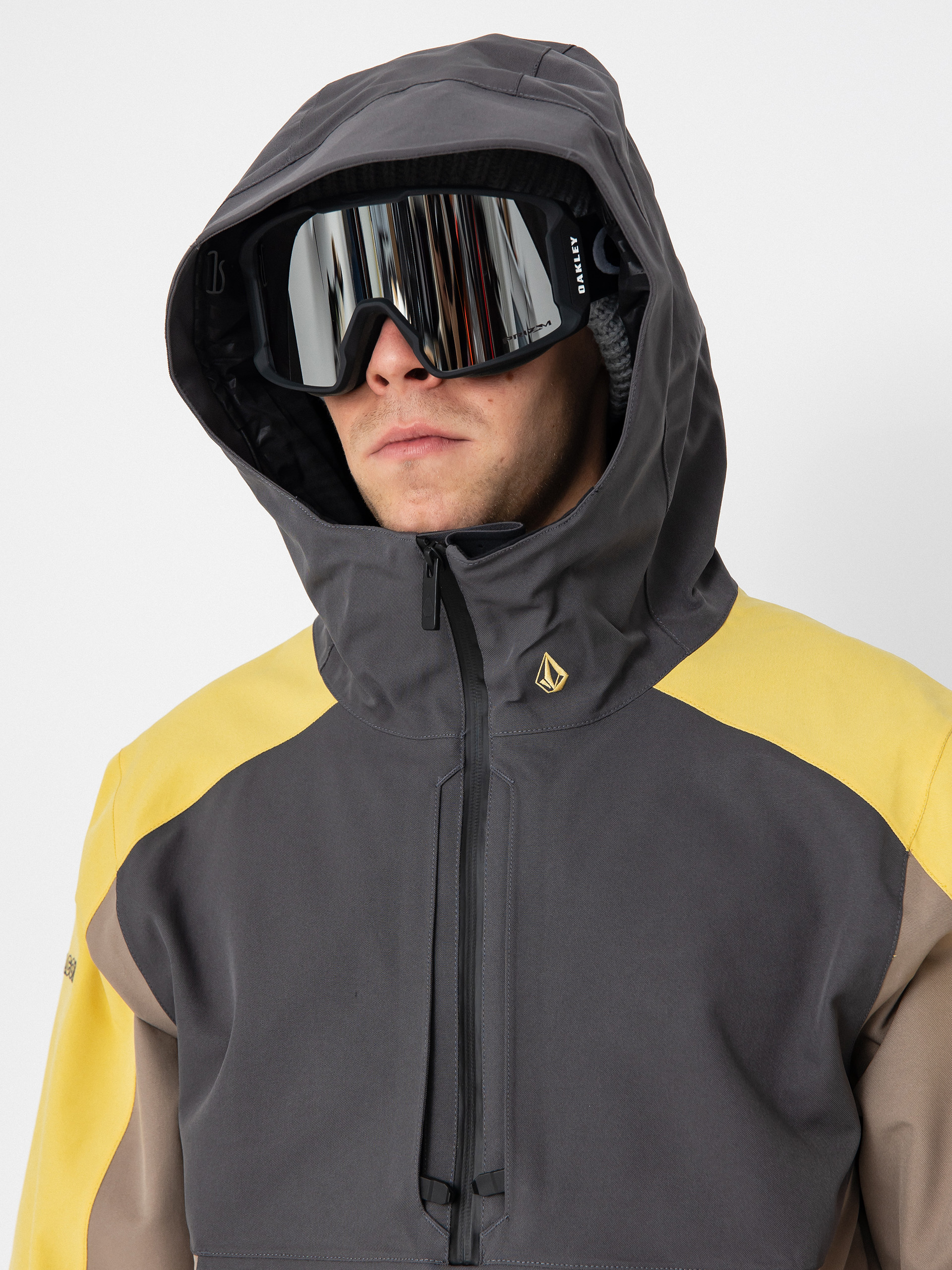 Pentru bărbați Geacă de snowboard Volcom Brighton Pullover (chestnut brown)