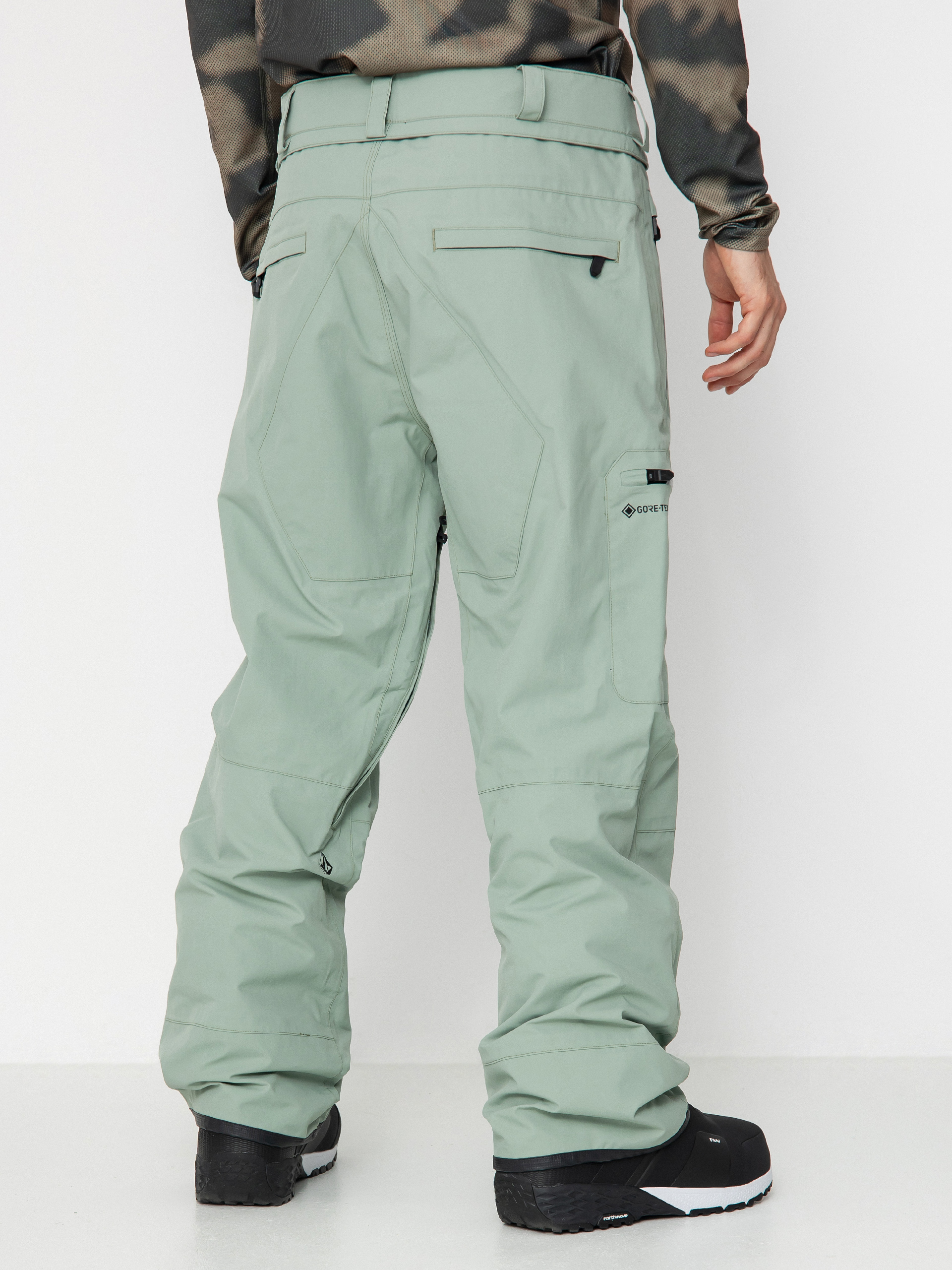 Pentru bărbați Pantaloni pentru snowboard Volcom L Gore Tex (agave)
