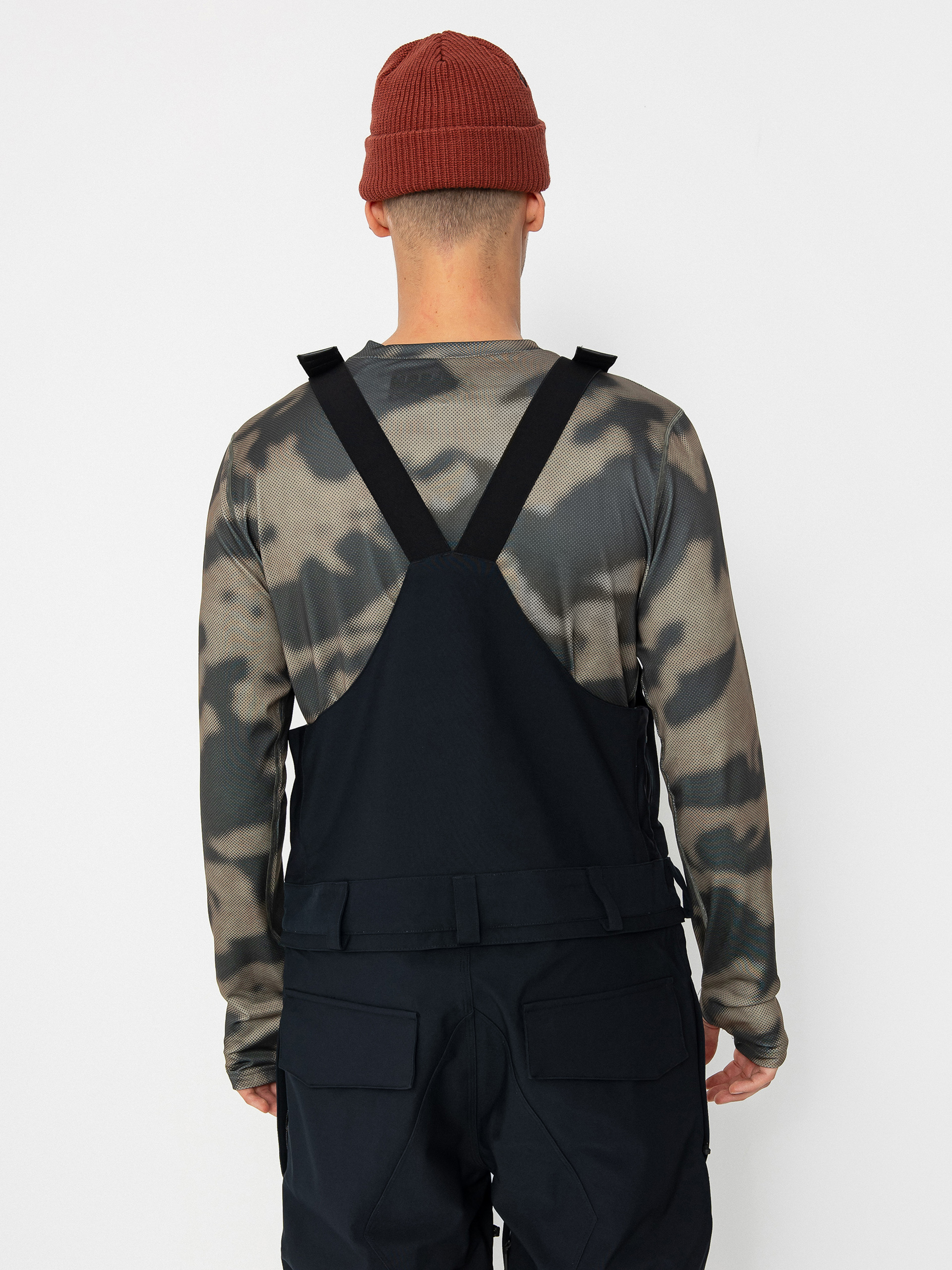 Pentru bărbați Pantaloni pentru snowboard Volcom Roan Bib Overall (black)