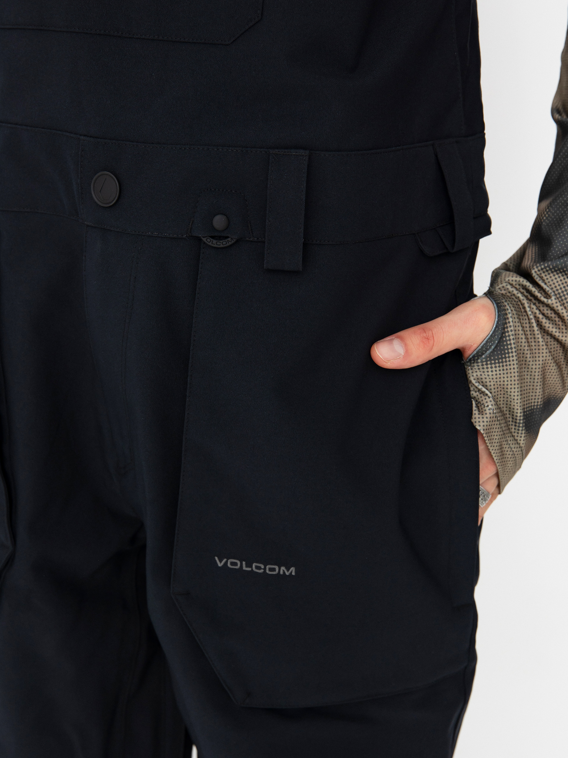 Pentru bărbați Pantaloni pentru snowboard Volcom Roan Bib Overall (black)