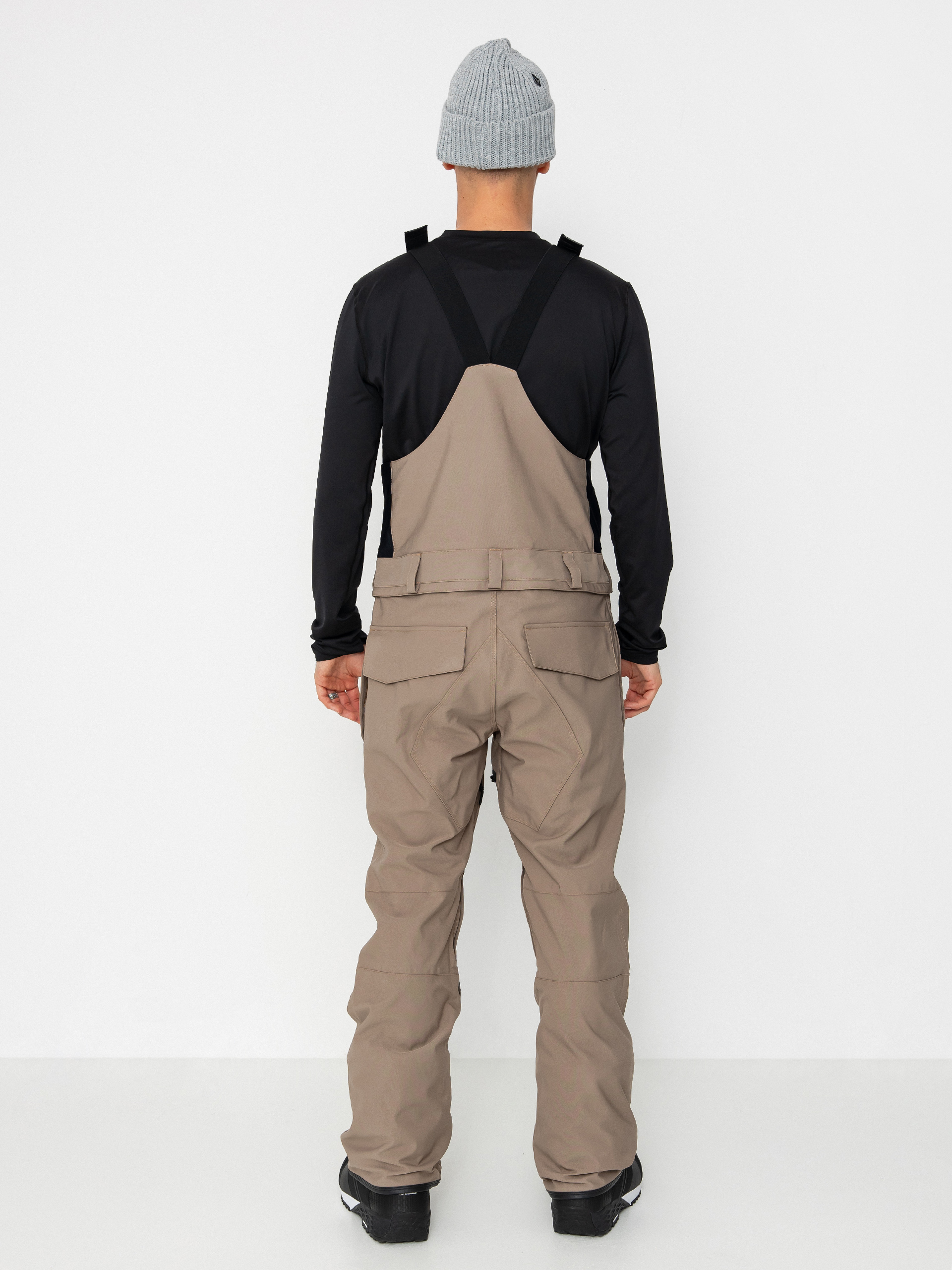 Pentru bărbați Pantaloni pentru snowboard Volcom Roan Bib Overall (chestnut brown)