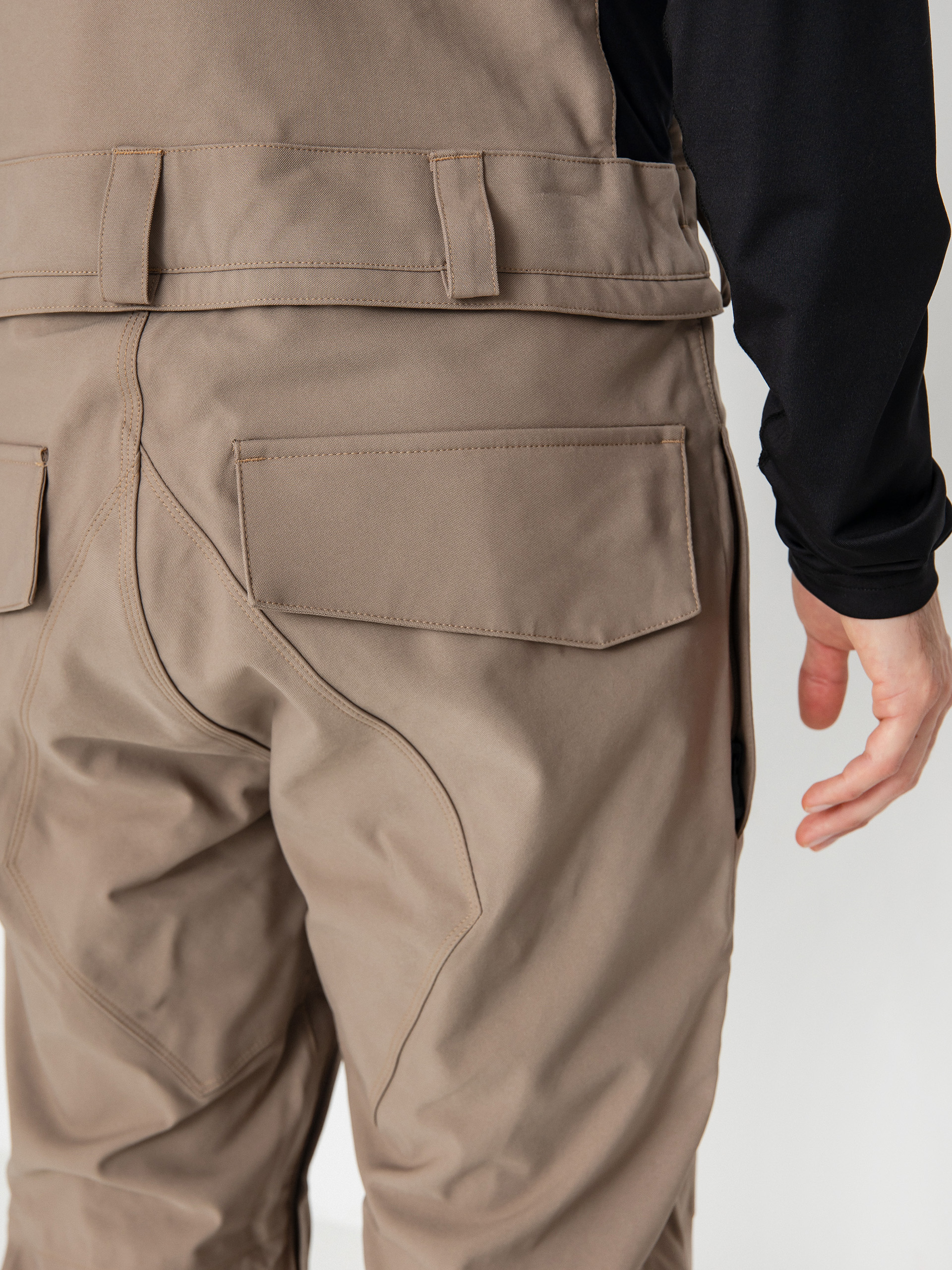 Pentru bărbați Pantaloni pentru snowboard Volcom Roan Bib Overall (chestnut brown)