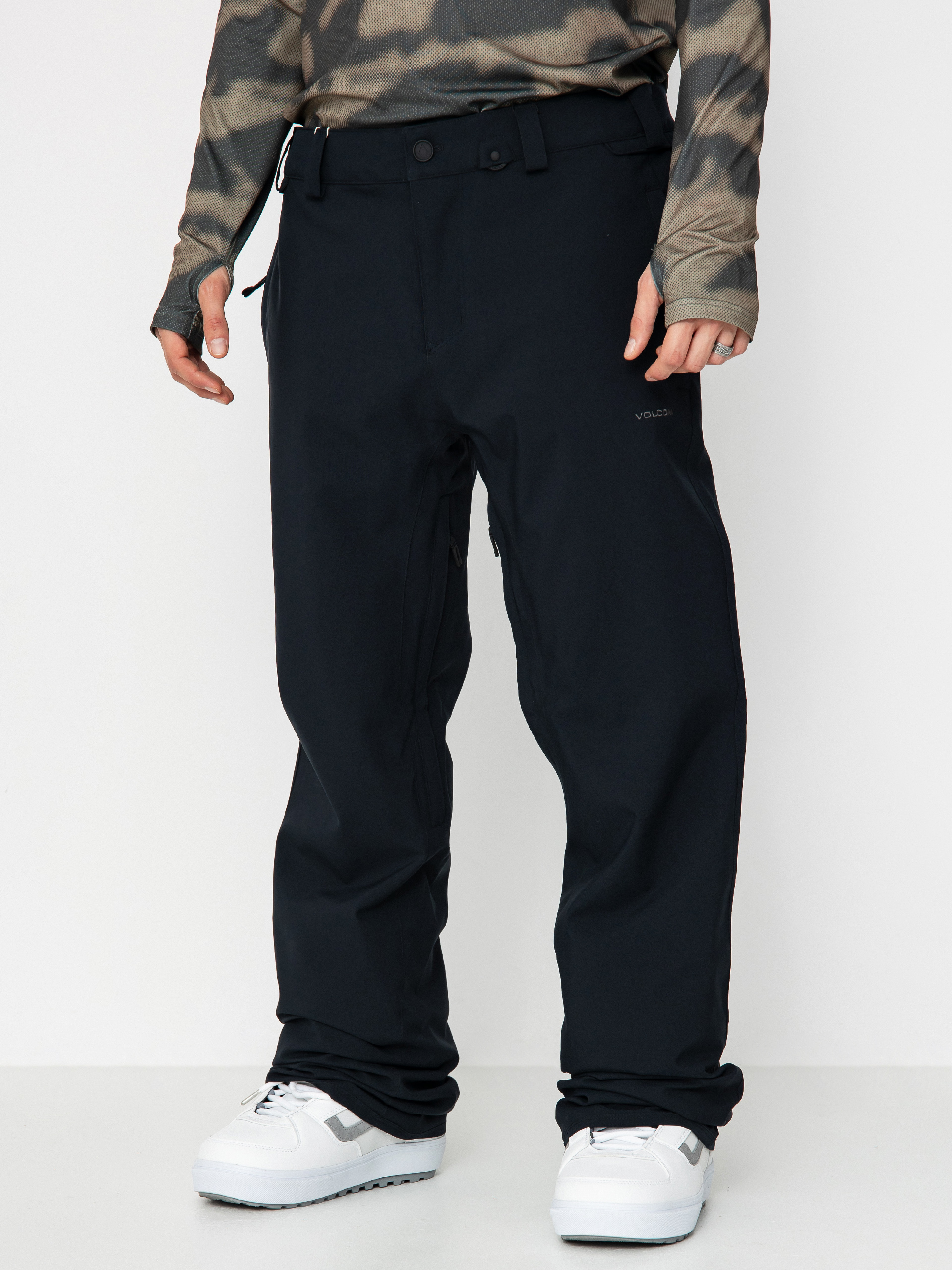 Pentru bărbați Pantaloni pentru snowboard Volcom Freakin Snow Chino (black)