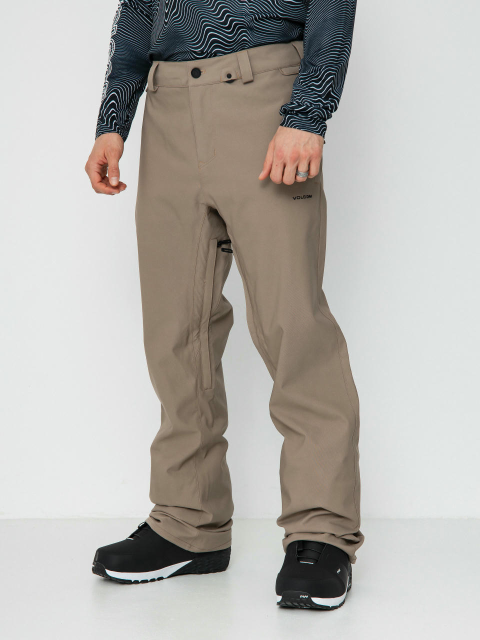 Pantaloni pentru snowboard Volcom Freakin Snow Chino (chestnut brown)