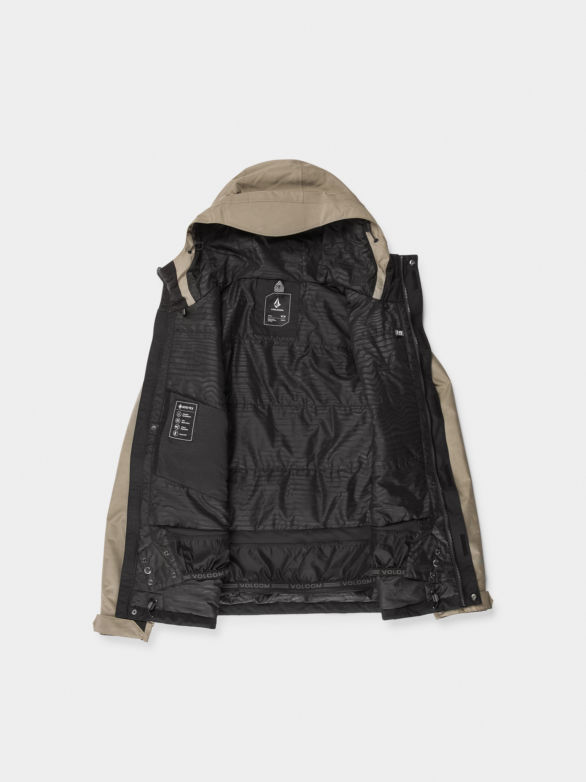 Pentru bărbați Geacă de snowboard Volcom Dua Ins Gore (chestnut brown)