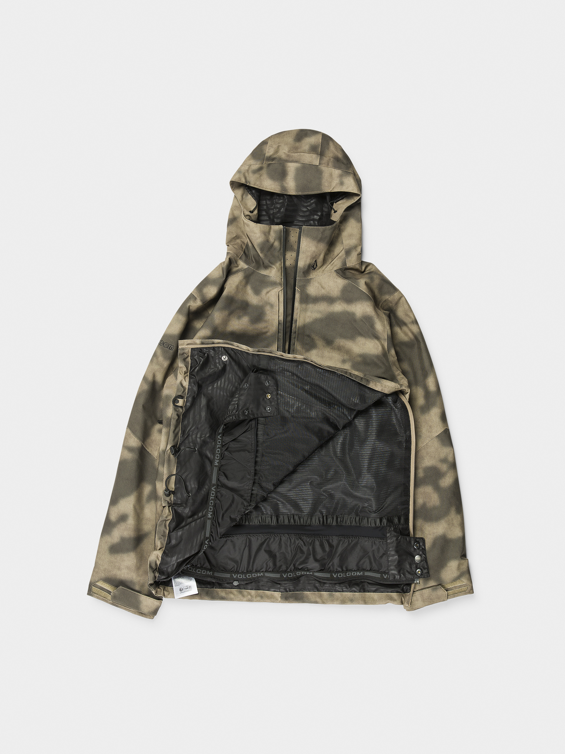 Pentru bărbați Geacă de snowboard Volcom Brighton Pullover (camouflage)