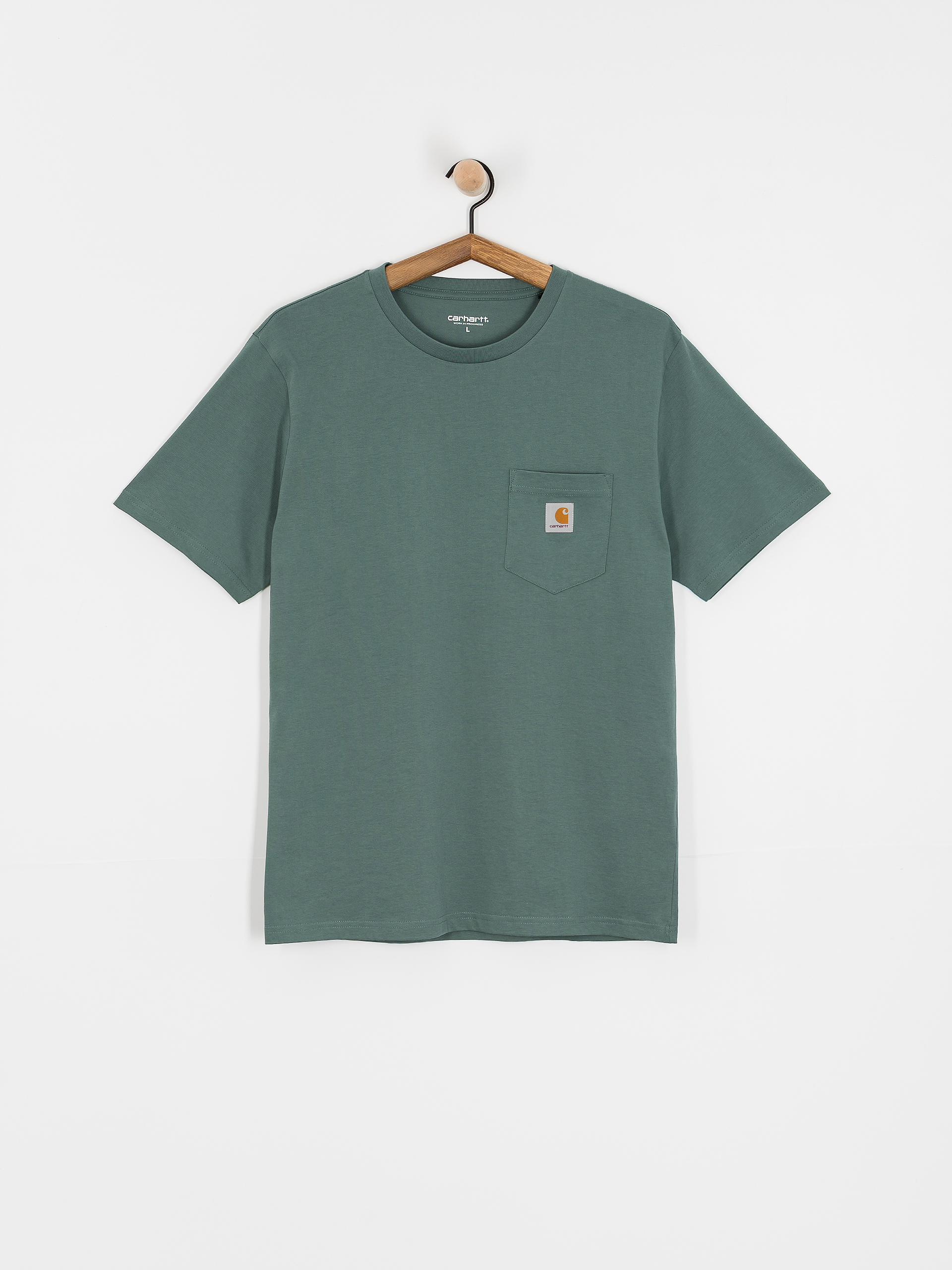 Tricou Carhartt WIP Pocket (silver pine)