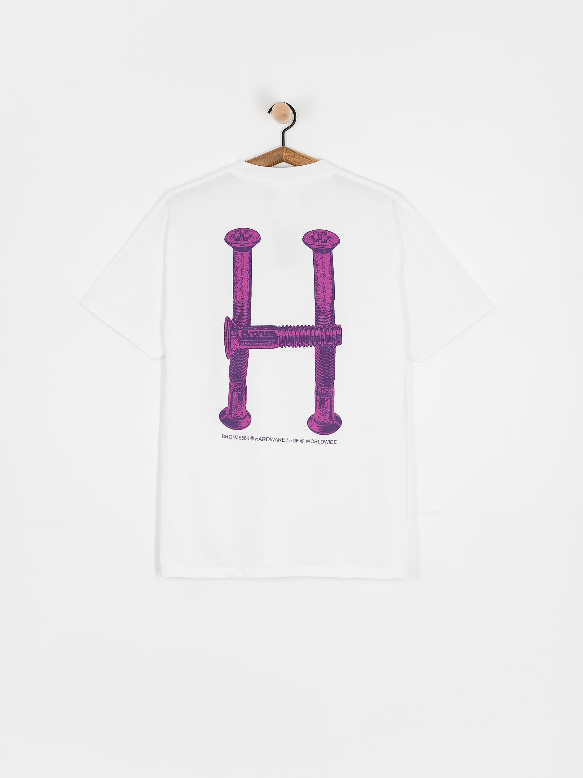 Tricou HUF X Bronze H Bolts TT (white)