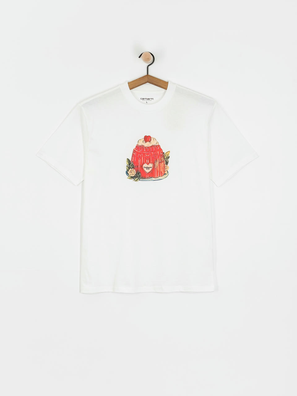 Tricou Carhartt WIP Pudding (white)