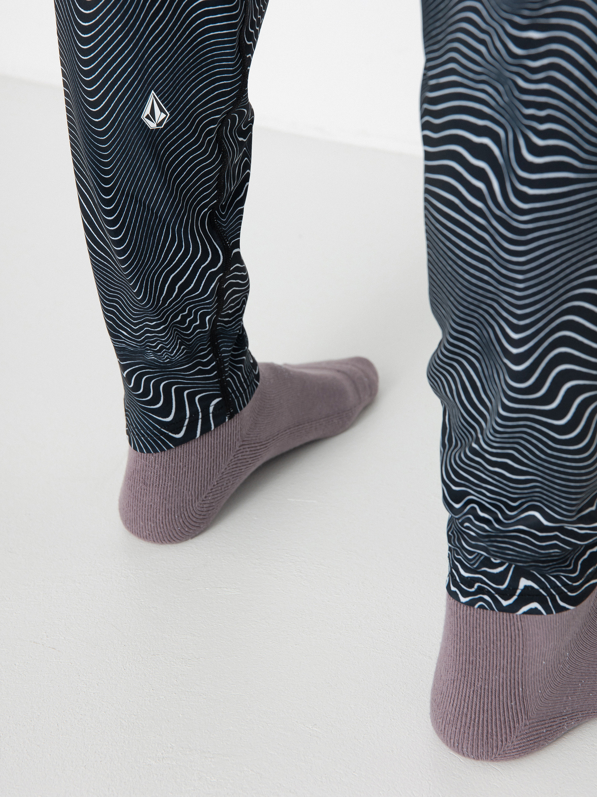 Pentru bărbați Colanți termici Volcom M V Science (black print)