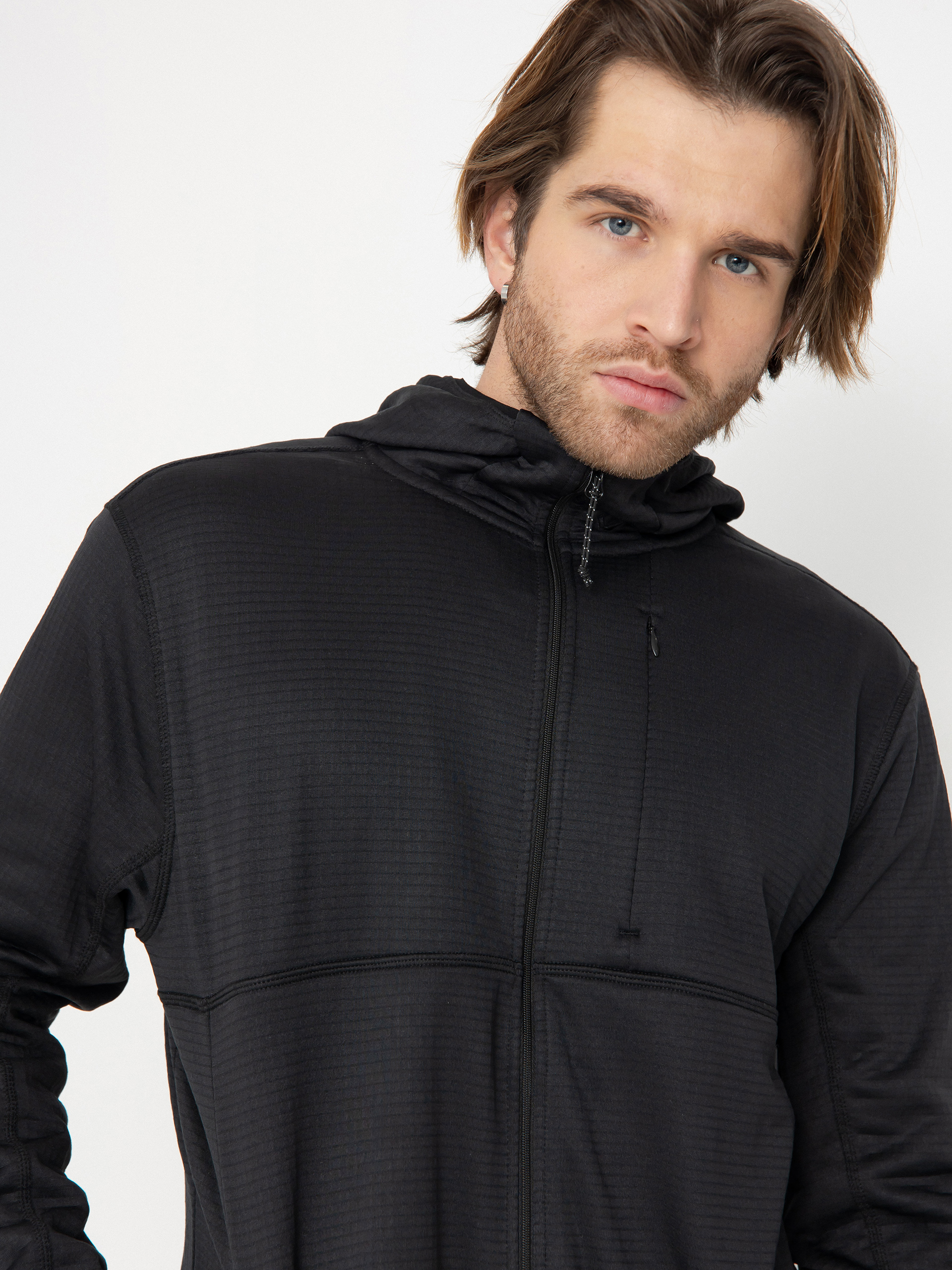 Pentru bărbați Hanorac termic Volcom Gridlock Full Zip (black)