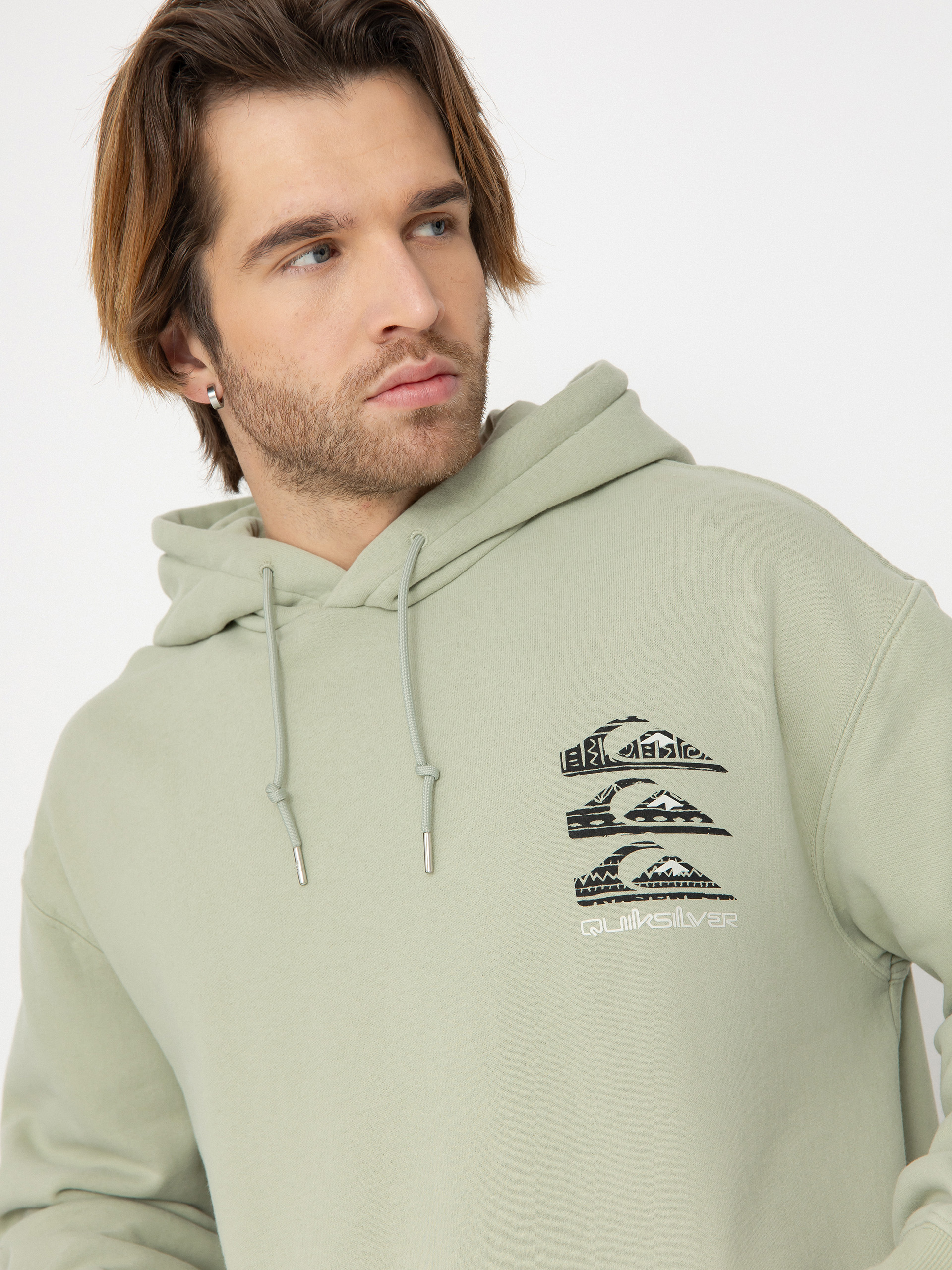 Hanorac cu glugă Quiksilver Good Hope Lake HD (desert sage)
