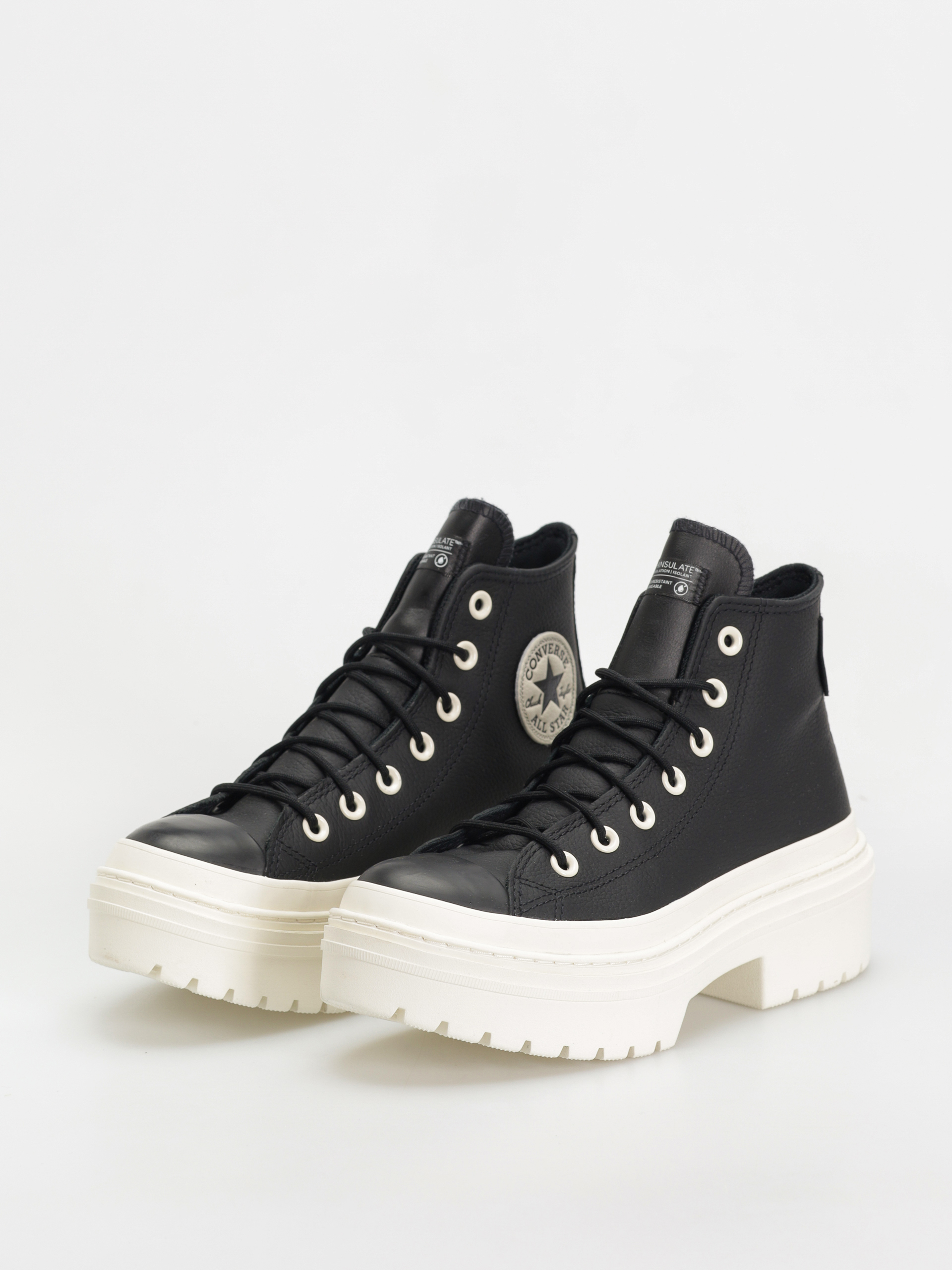 Pantofi Converse Chuck Taylor All Star Lugged Heel Platform Waterproof Wmn (black/black/egret)