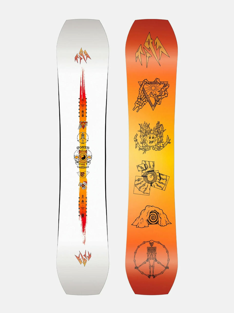 Pentru bărbați Snowboard Jones Snowboards Tweaker (orange/yellow)