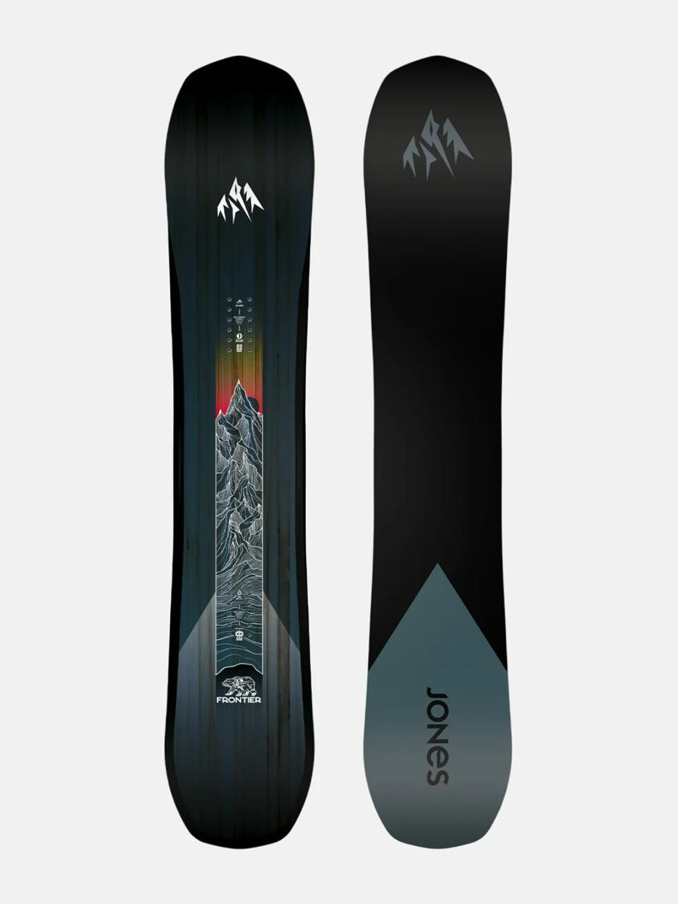 Pentru bărbați Snowboard Jones Snowboards Frontier (black/dark teal)