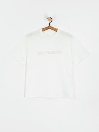 Tricou Carhartt WIP Rivet Script Wmn (white/silver)