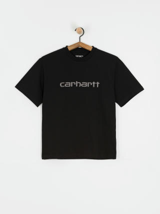 Tricou Carhartt WIP Rivet Script Wmn (black/silver)