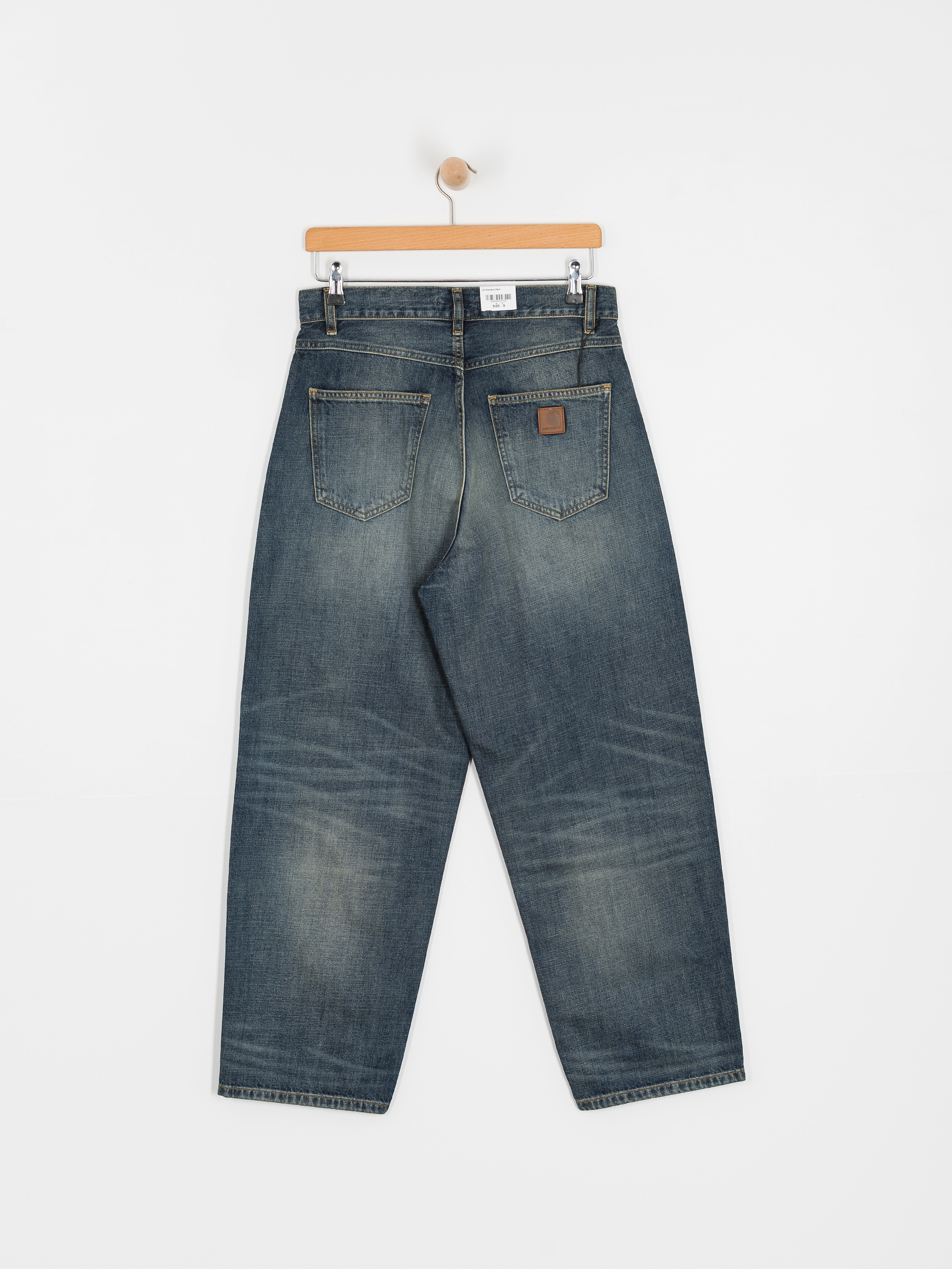Pantaloni Carhartt WIP Brandon Wmn (blue)