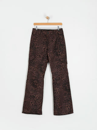 Pantaloni pentru snowboard Volcom Bridger Ins Wmn (leopard)