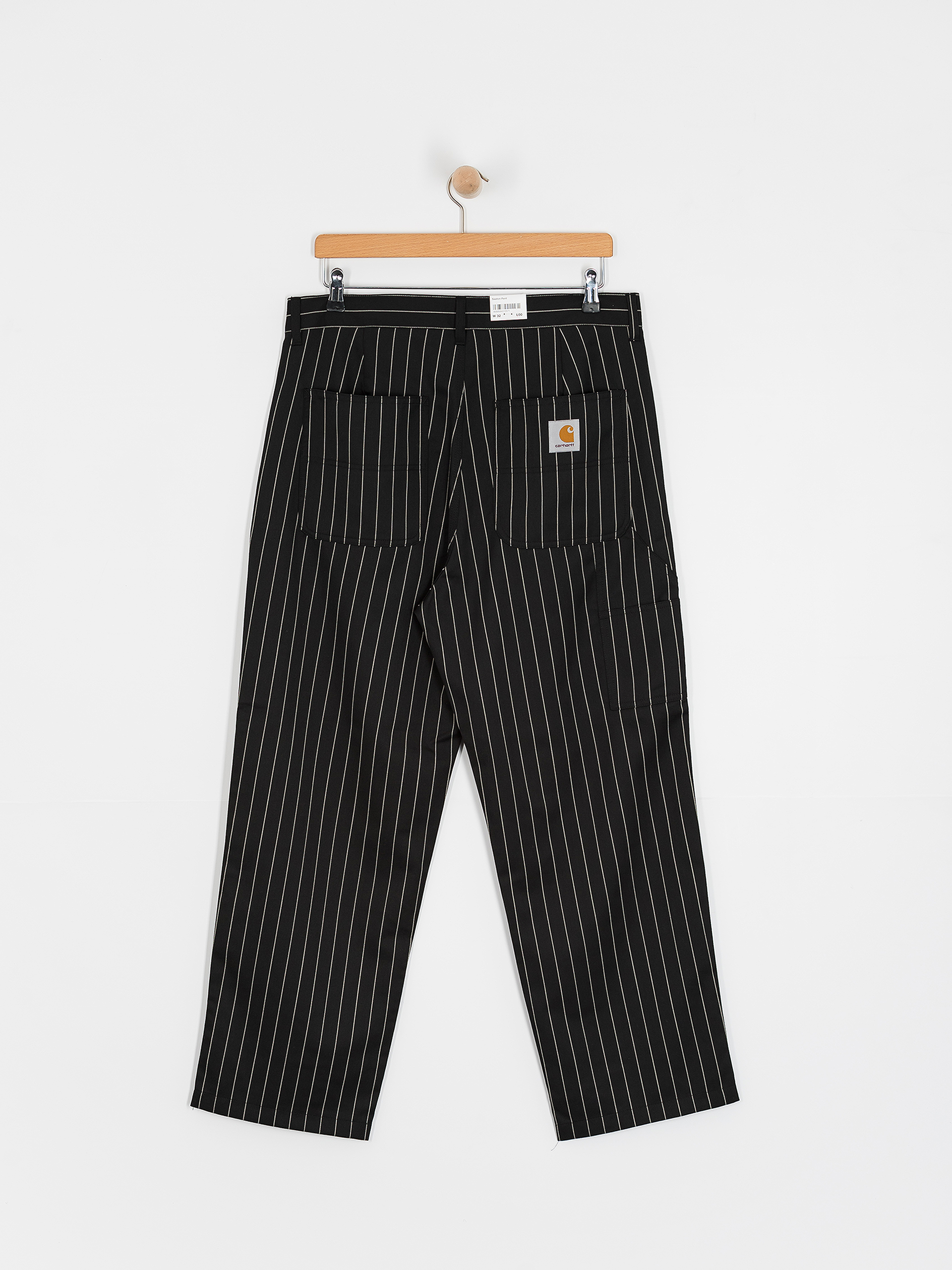 Pantaloni Carhartt WIP Seaton (seaton stripe black)