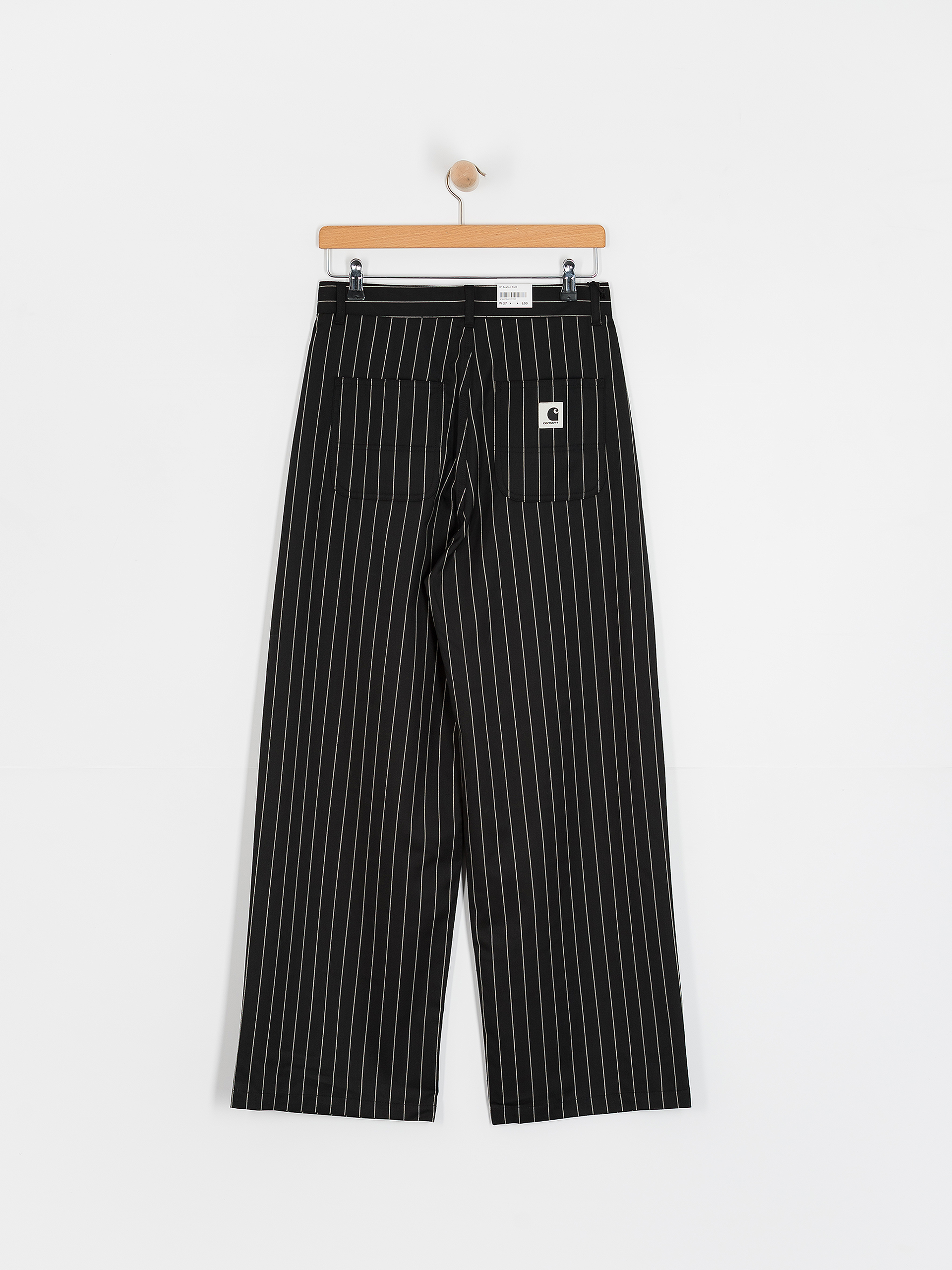 Pantaloni Carhartt WIP Seaton Wmn (seaton stripe black)