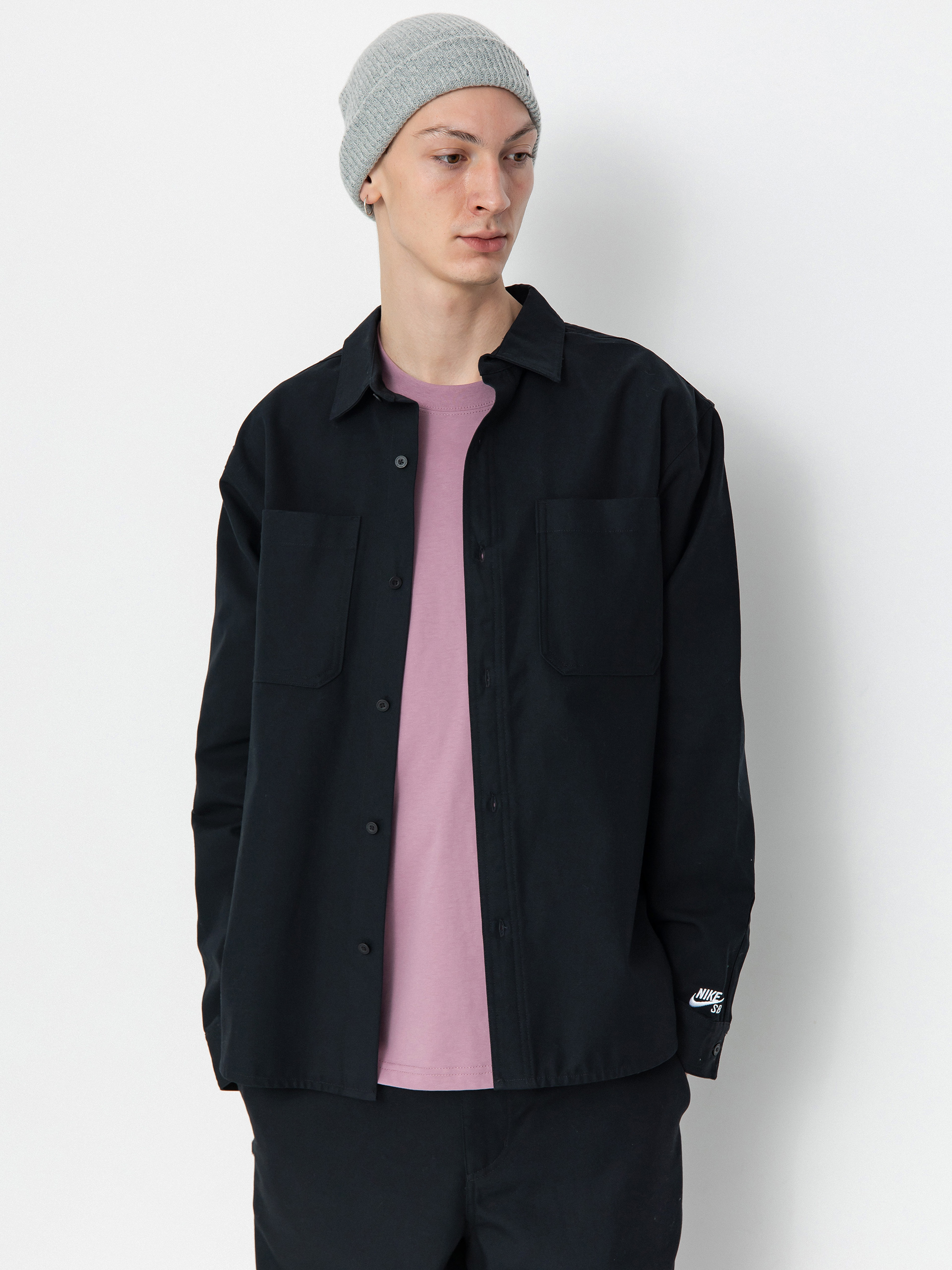 Cămașă Nike SB Essential Woven (black/white)
