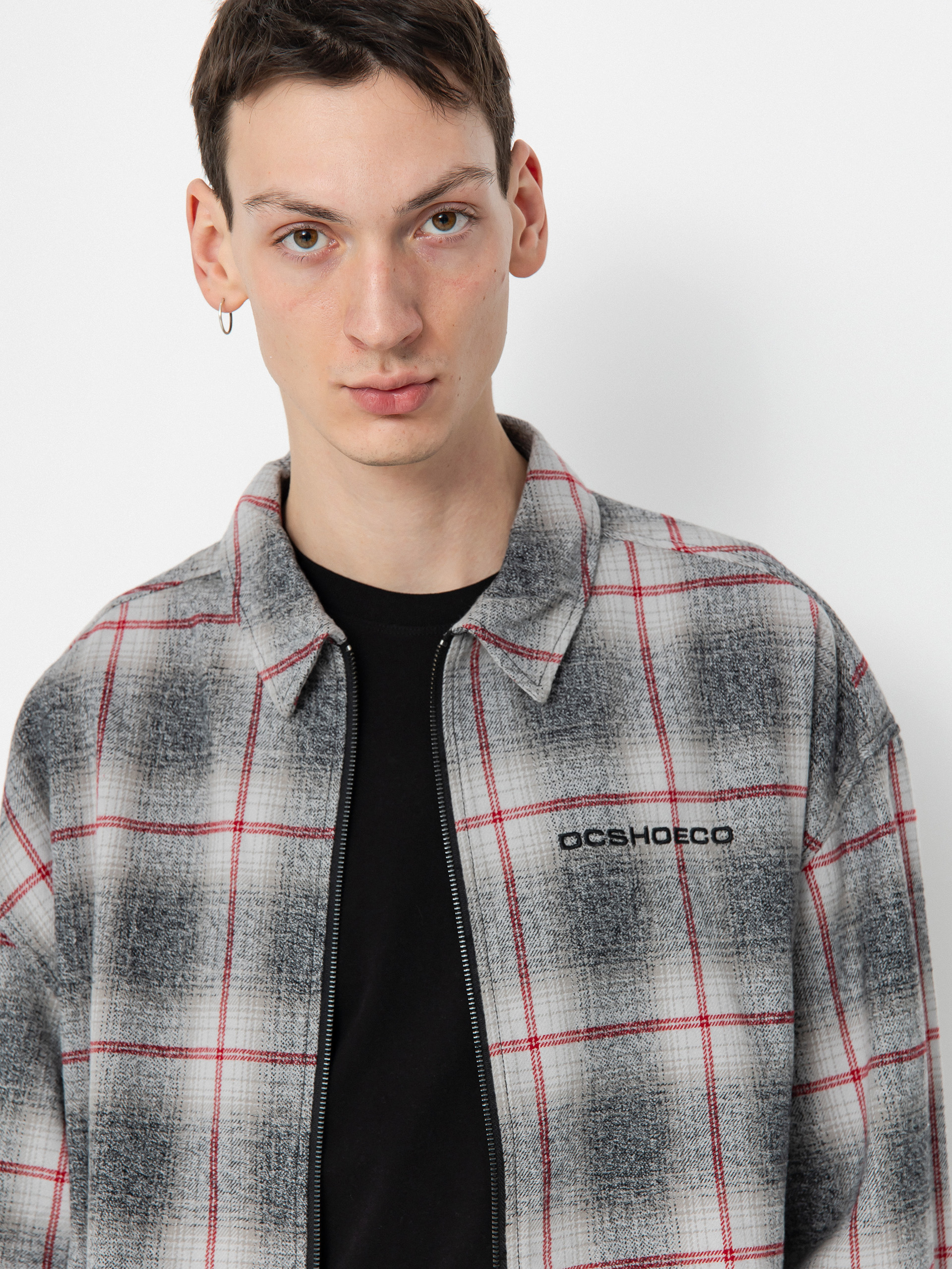 Cămașă DC Mineral (lily white plaid)