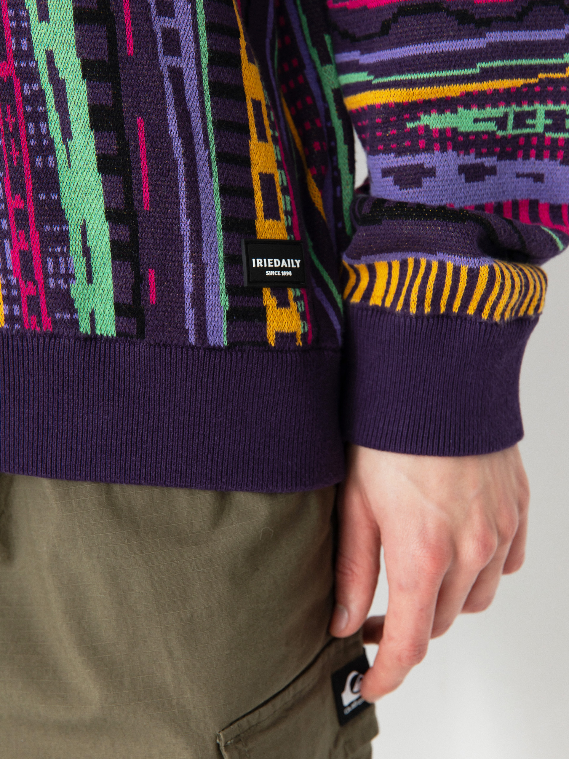 Pulover Iriedaily Theodore Knit (deep purple)