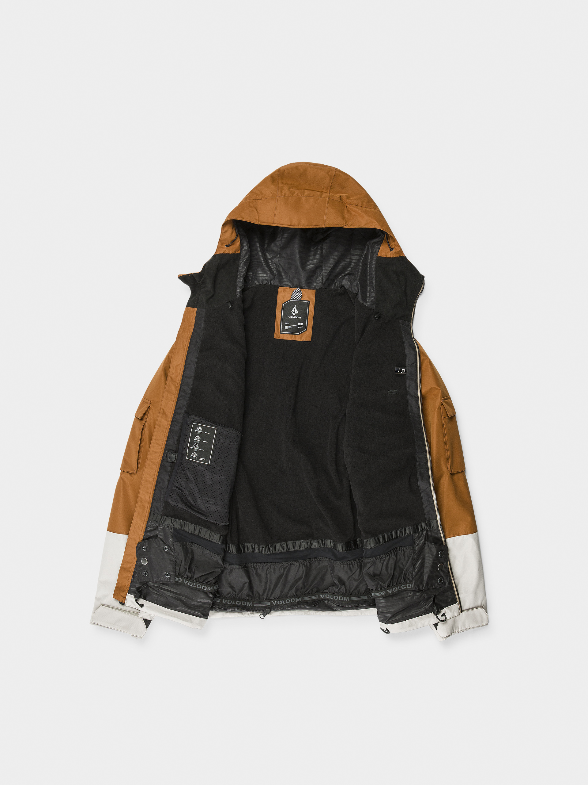 Pentru bărbați Geacă de snowboard Volcom Nightbreaker 20K (chestnut brown)