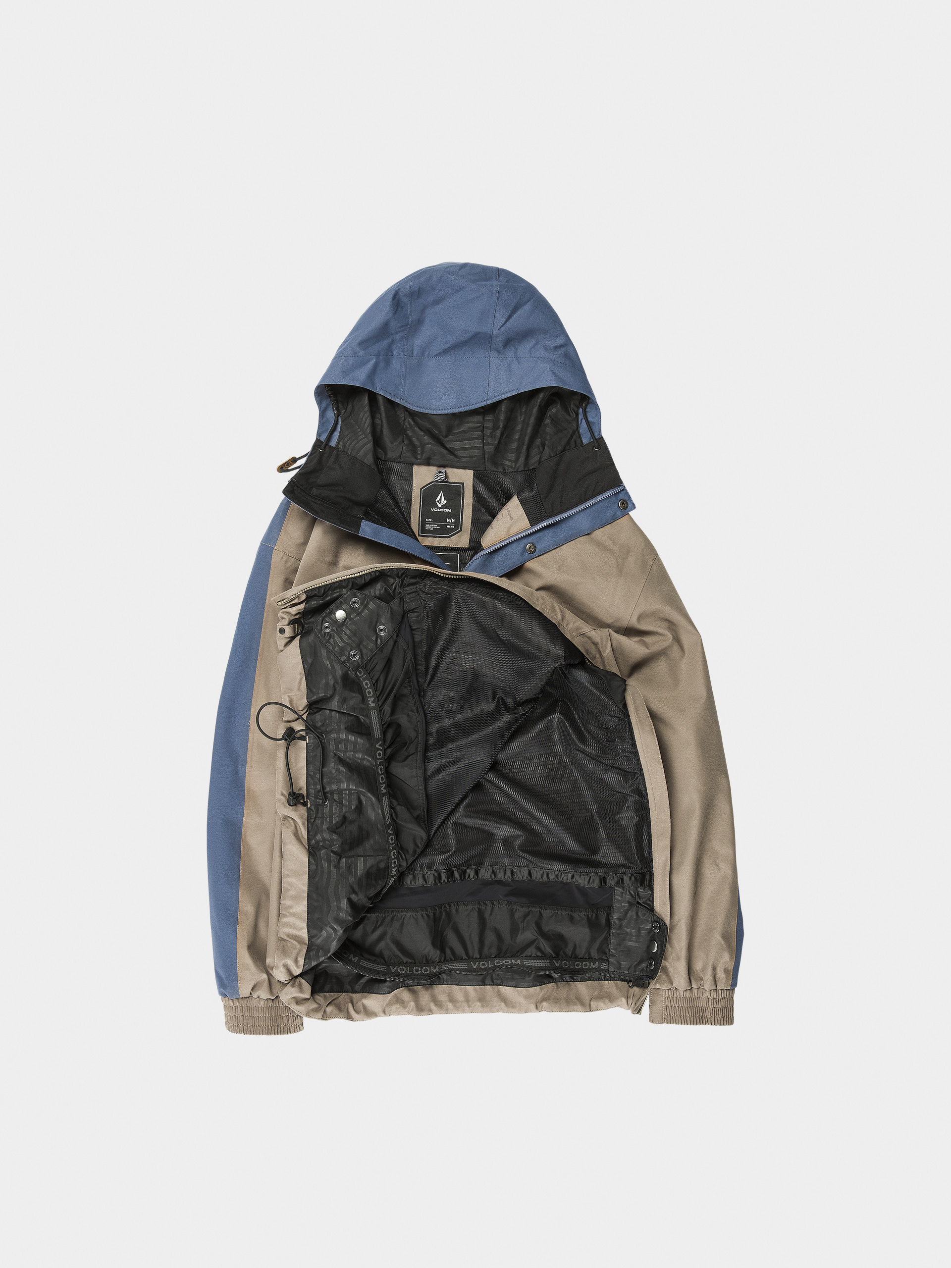 Pentru bărbați Geacă de snowboard Volcom Longo 20K Pullover (chestnut brown)