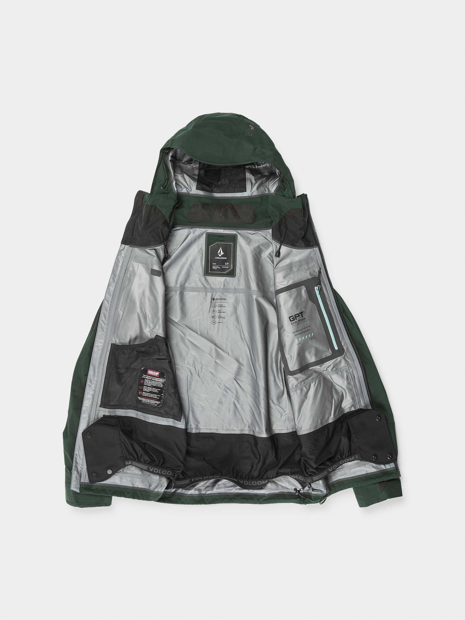 Pentru femei Geacă de snowboard Volcom Vs 3L Stretch Gore (scarab)