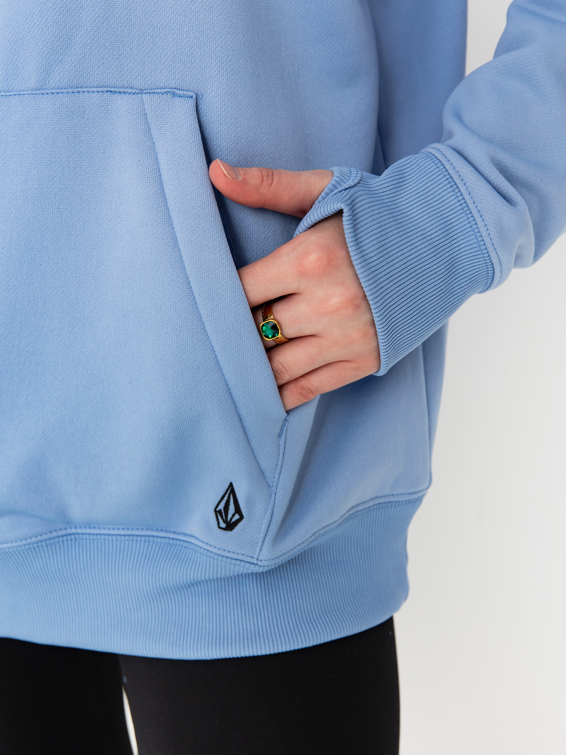 Pentru femei Hanorac termic Volcom Riding Hydro HD (crystal blue)