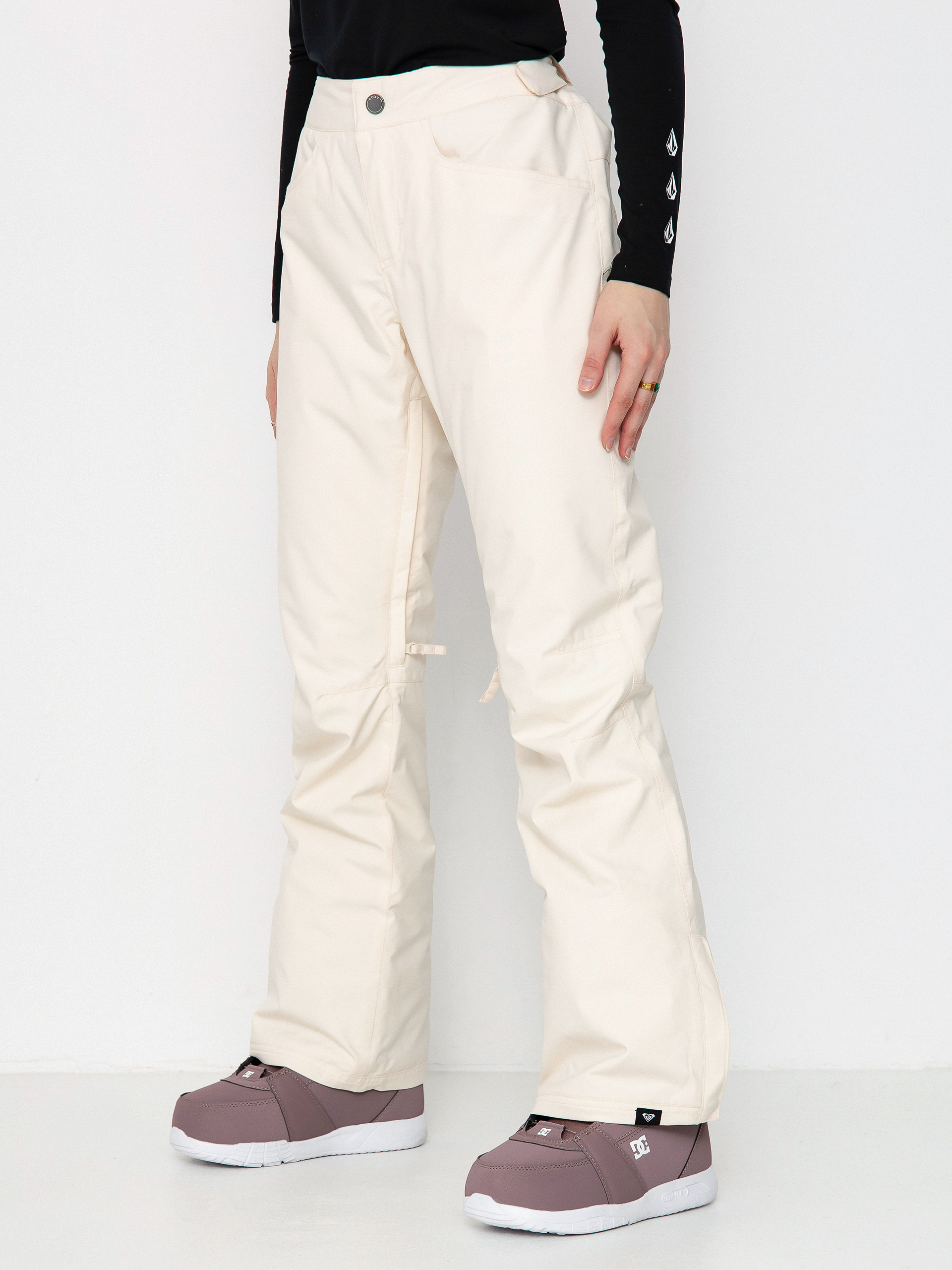 Pentru femei Pantaloni pentru snowboard Roxy Backyard (buttercream)