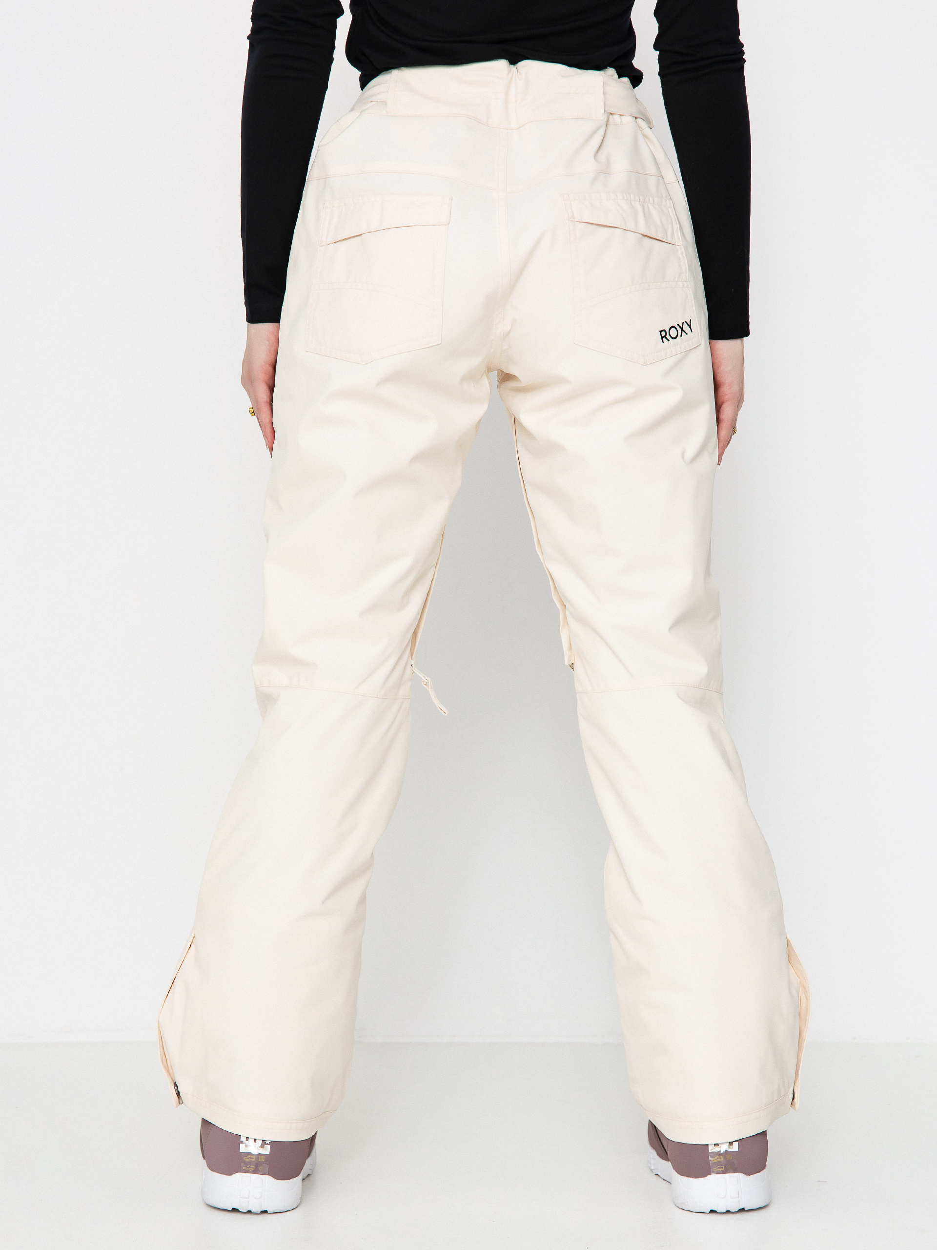 Pentru femei Pantaloni pentru snowboard Roxy Backyard (buttercream)