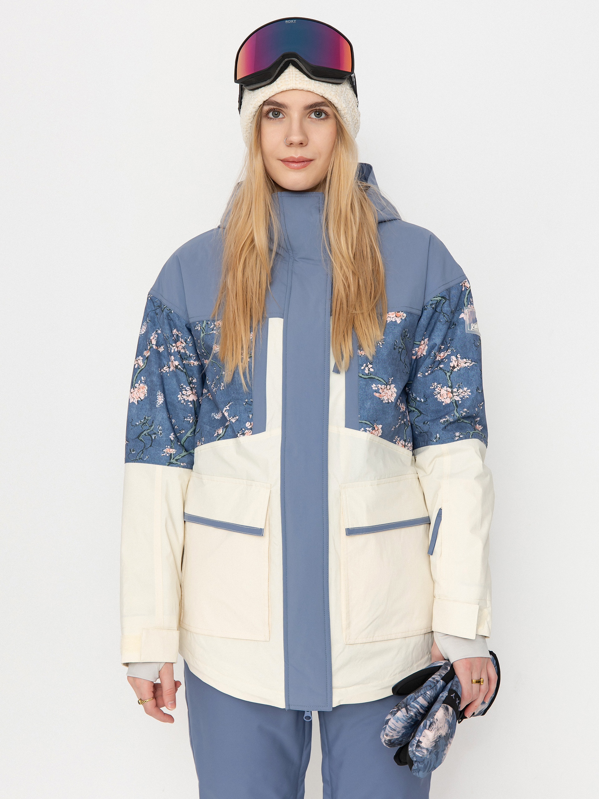 Geacă de snowboard Roxy Chloe Kim Parka Wmn (chloe blossom)