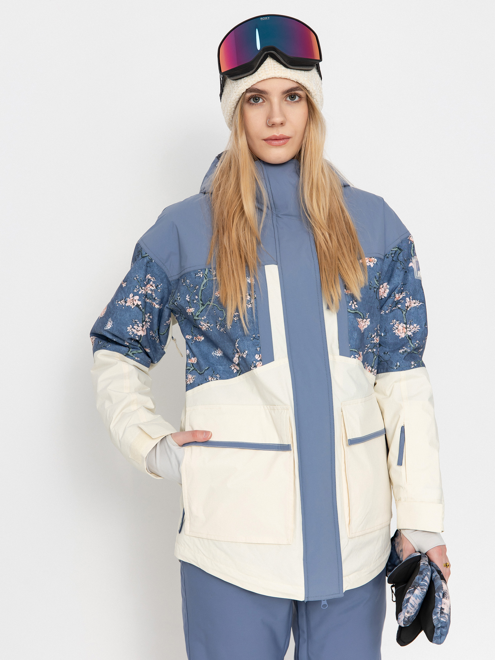 Pentru femei Geacă de snowboard Roxy Chloe Kim Parka (chloe blossom)