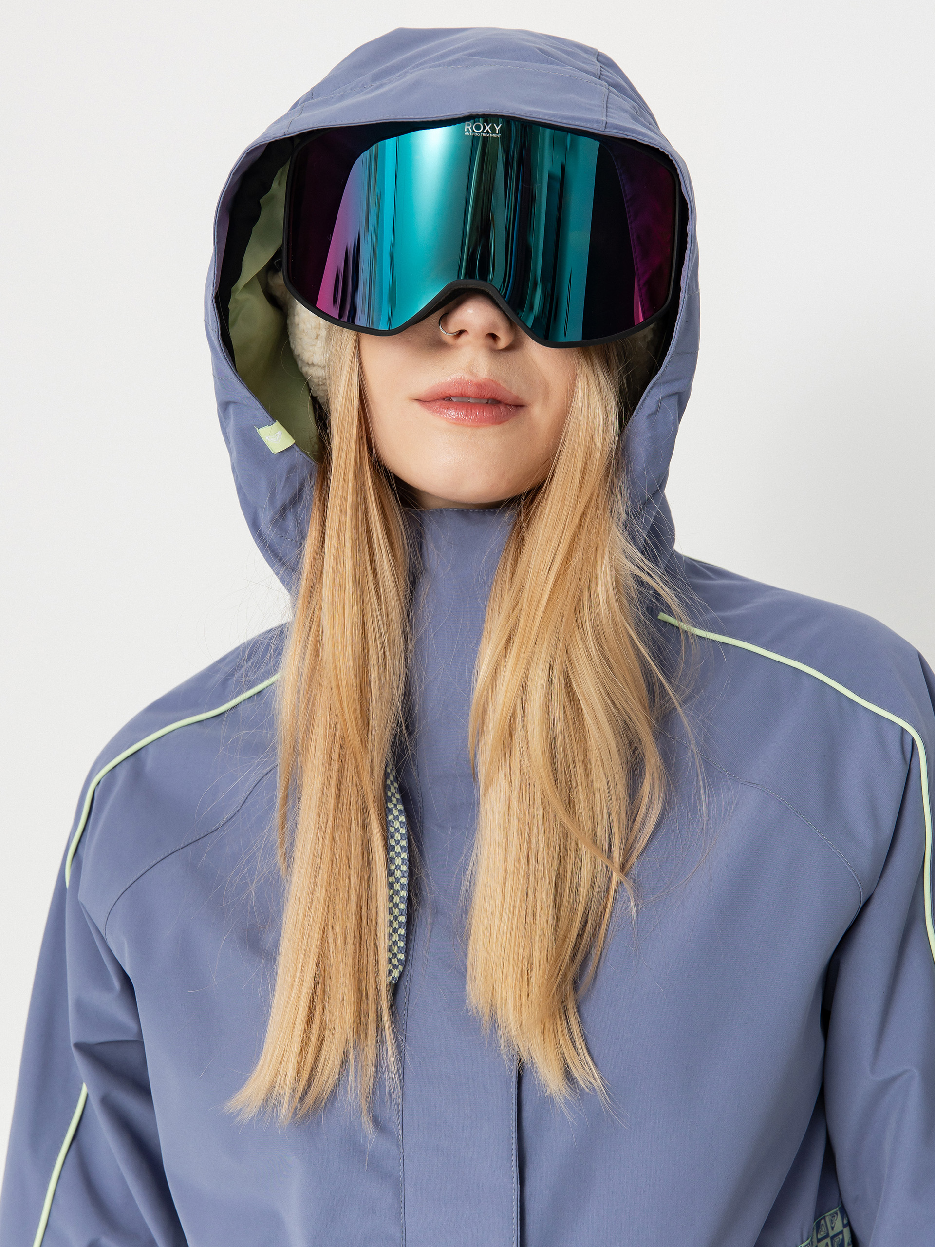 Pentru femei Geacă de snowboard Roxy Highridge Hoodie (wild wind)