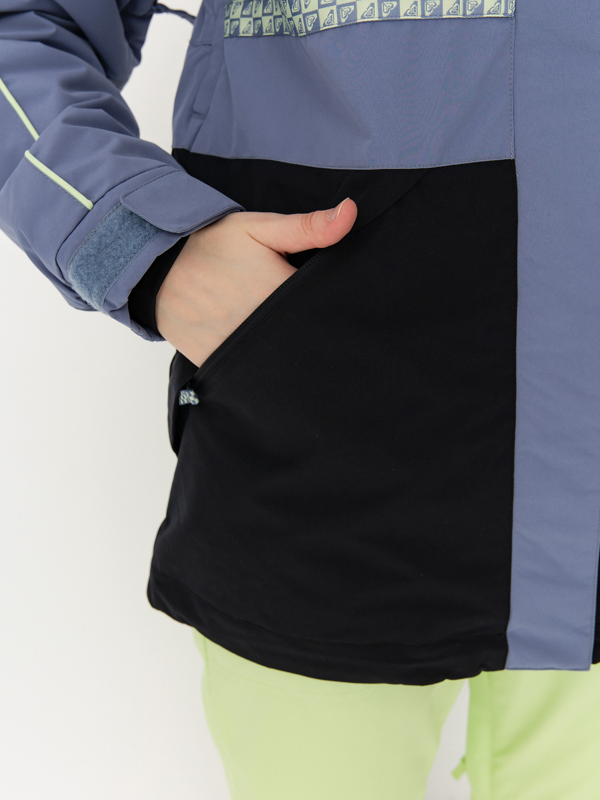 Pentru femei Geacă de snowboard Roxy Highridge Hoodie (wild wind)