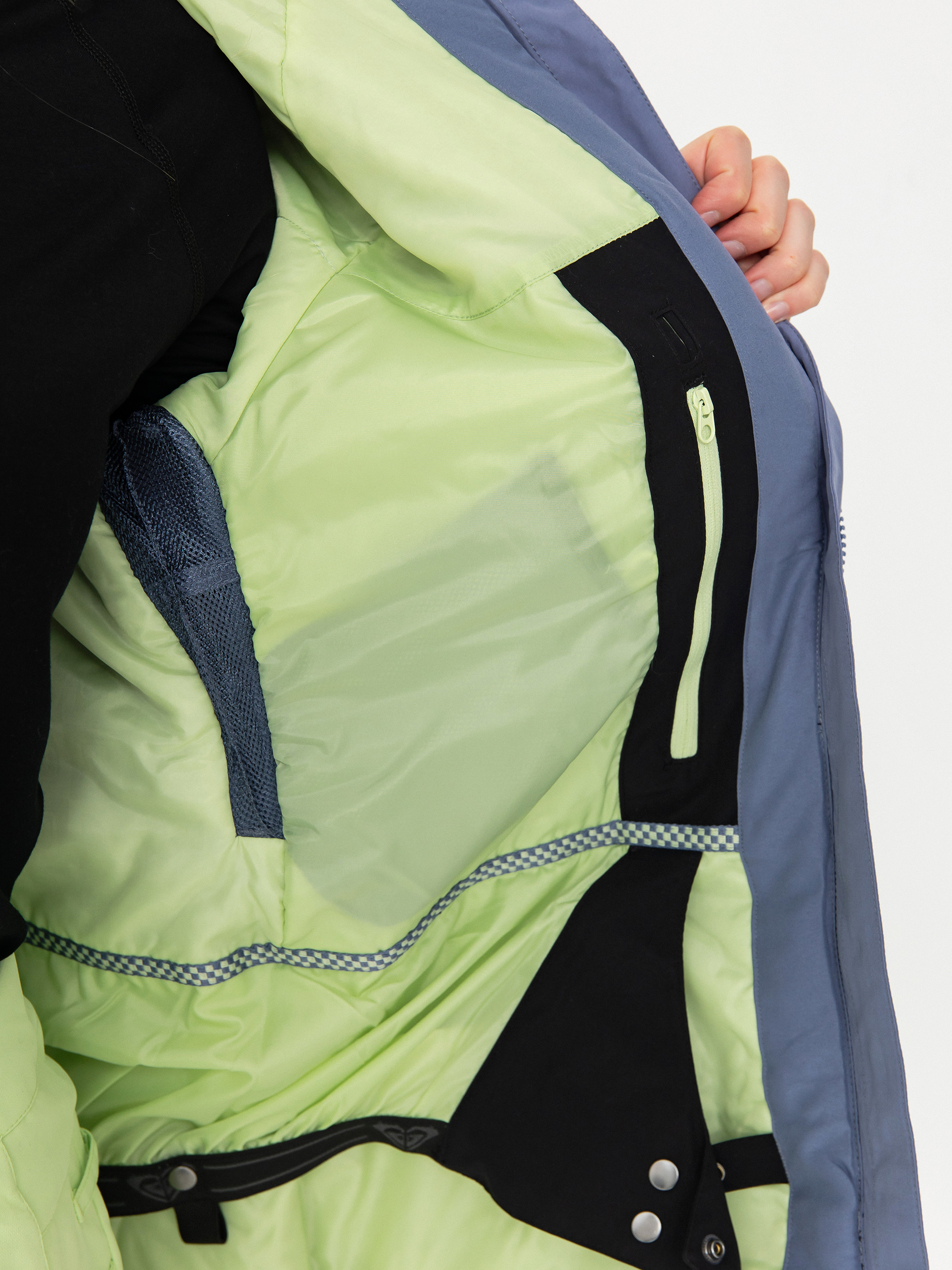 Pentru femei Geacă de snowboard Roxy Highridge Hoodie (wild wind)