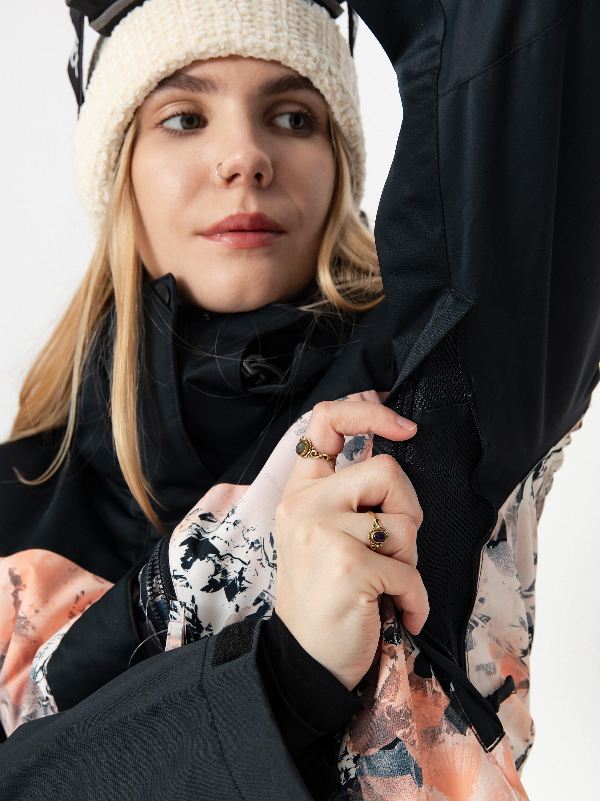 Pentru femei Geacă de snowboard Roxy Jetty Block (dreamy picture)