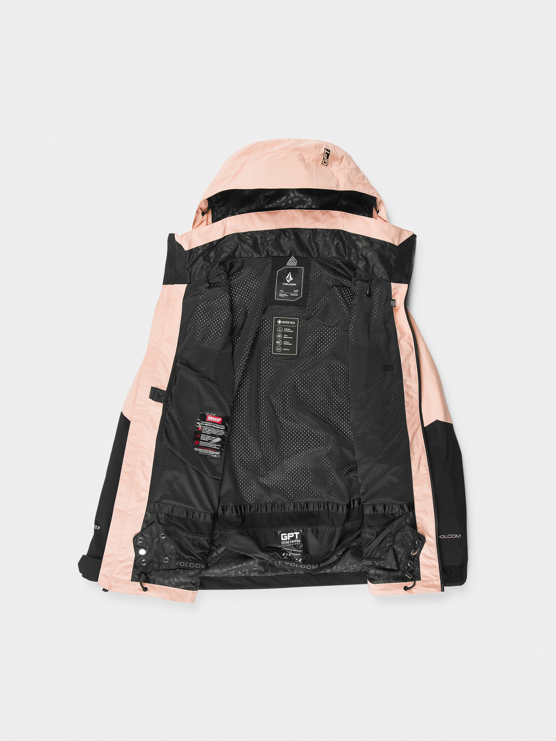 Pentru femei Geacă de snowboard Volcom At Stretch Gore Tex (coral haze)
