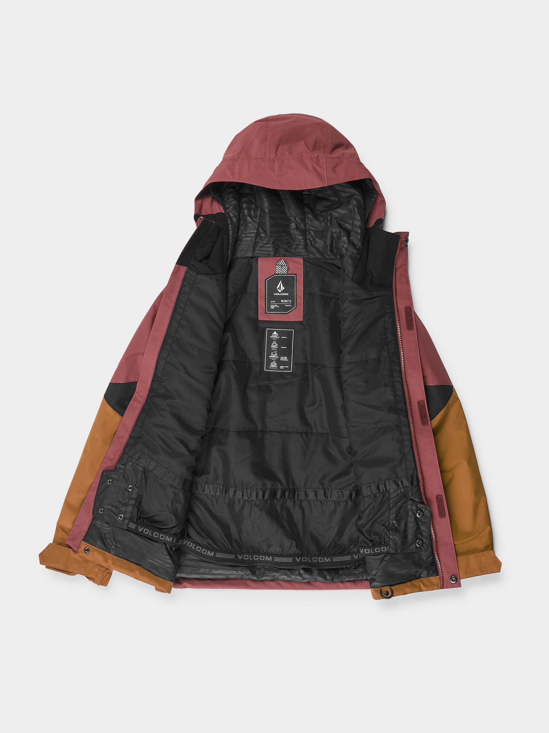 Geacă de snowboard Volcom Vernon Ins JR (redwood)