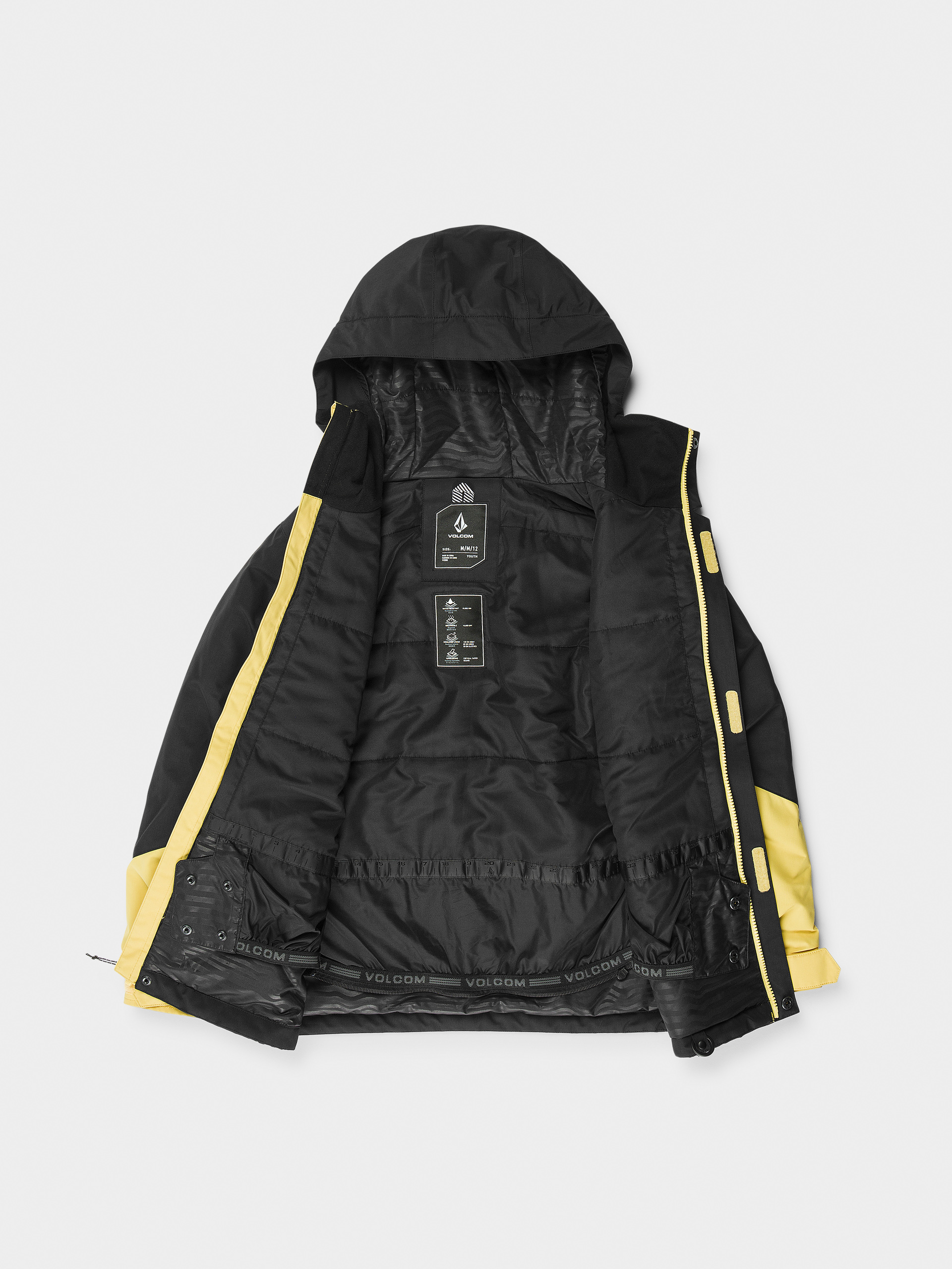 Geacă de snowboard Volcom Ryder Ins JR (dark yellow)