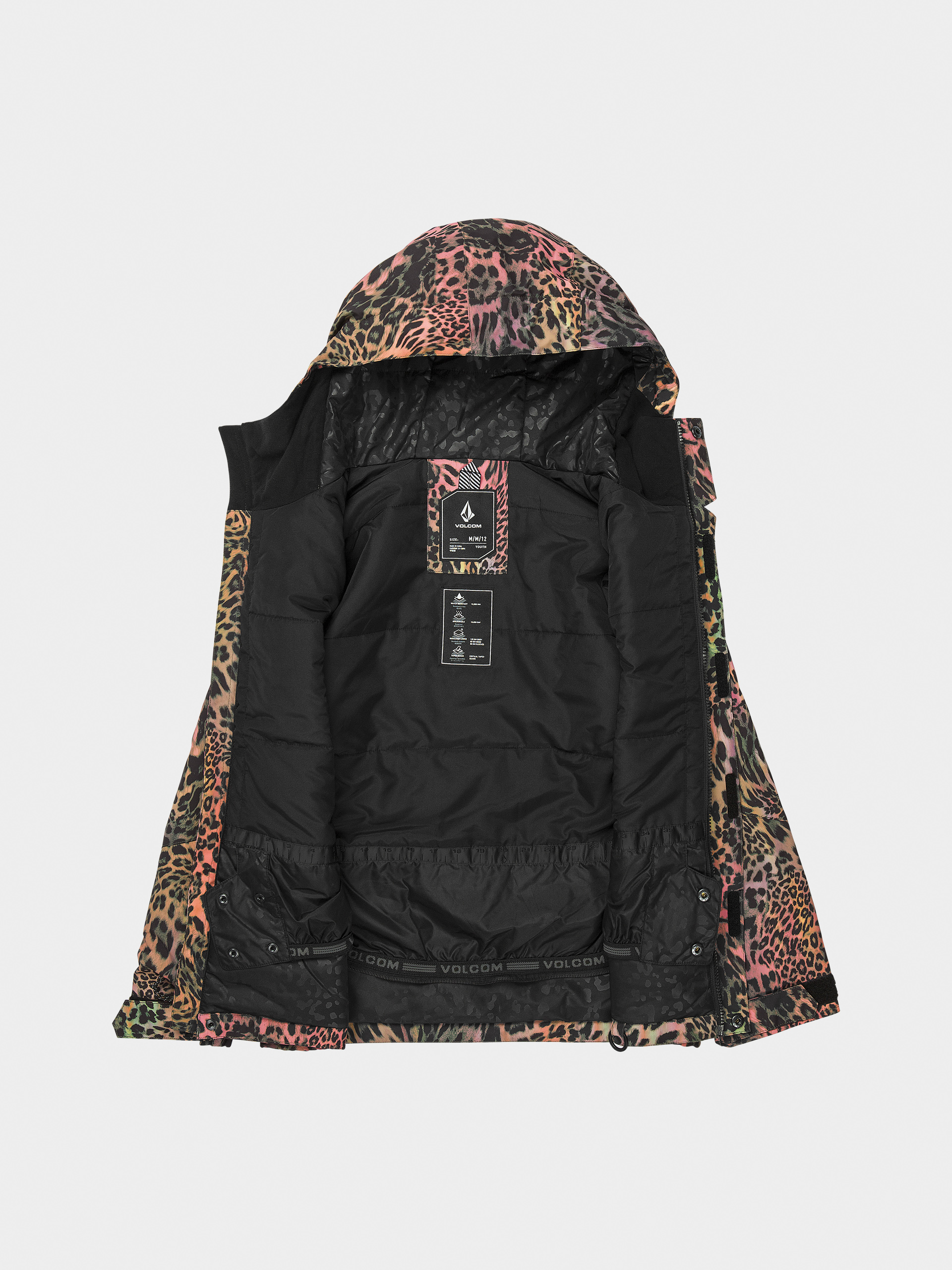 Geacă de snowboard Volcom Sass'N'Fras Ins JR (acid)