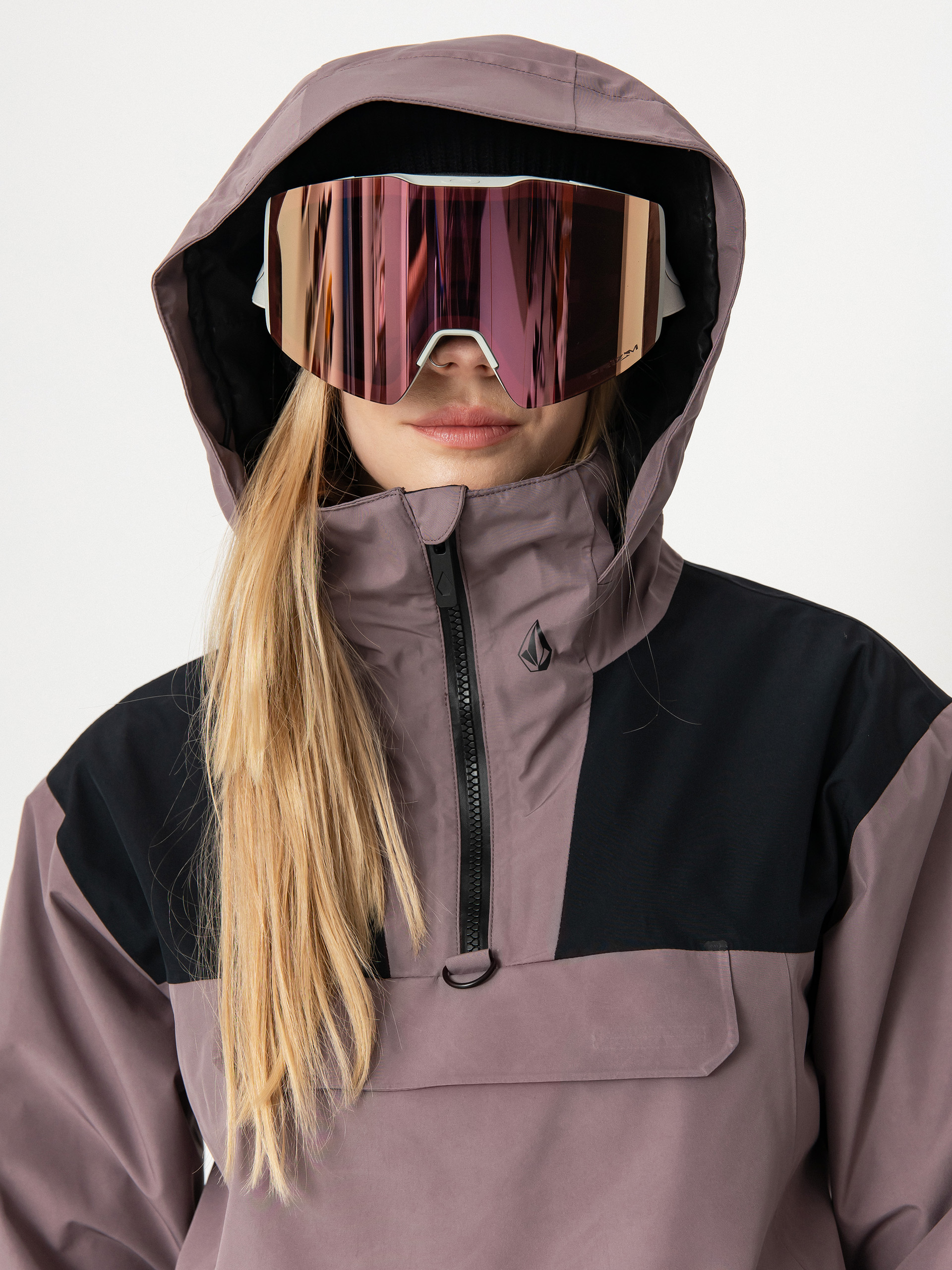 Pentru femei Geacă de snowboard Volcom Fern Ins Gore Pullover (dusty lavender)